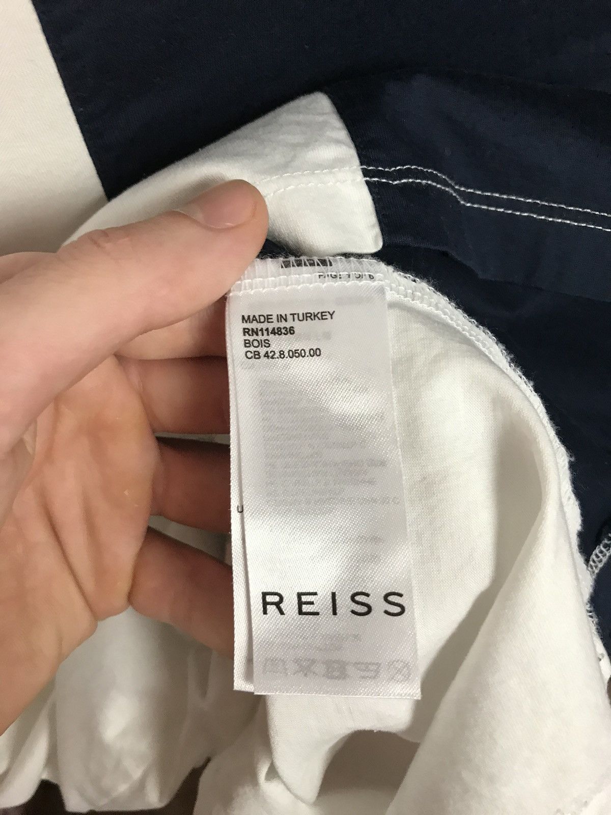 Reiss Reiss luxury streetwear tee Size US L / EU 52-54 / 3 - 5 Thumbnail