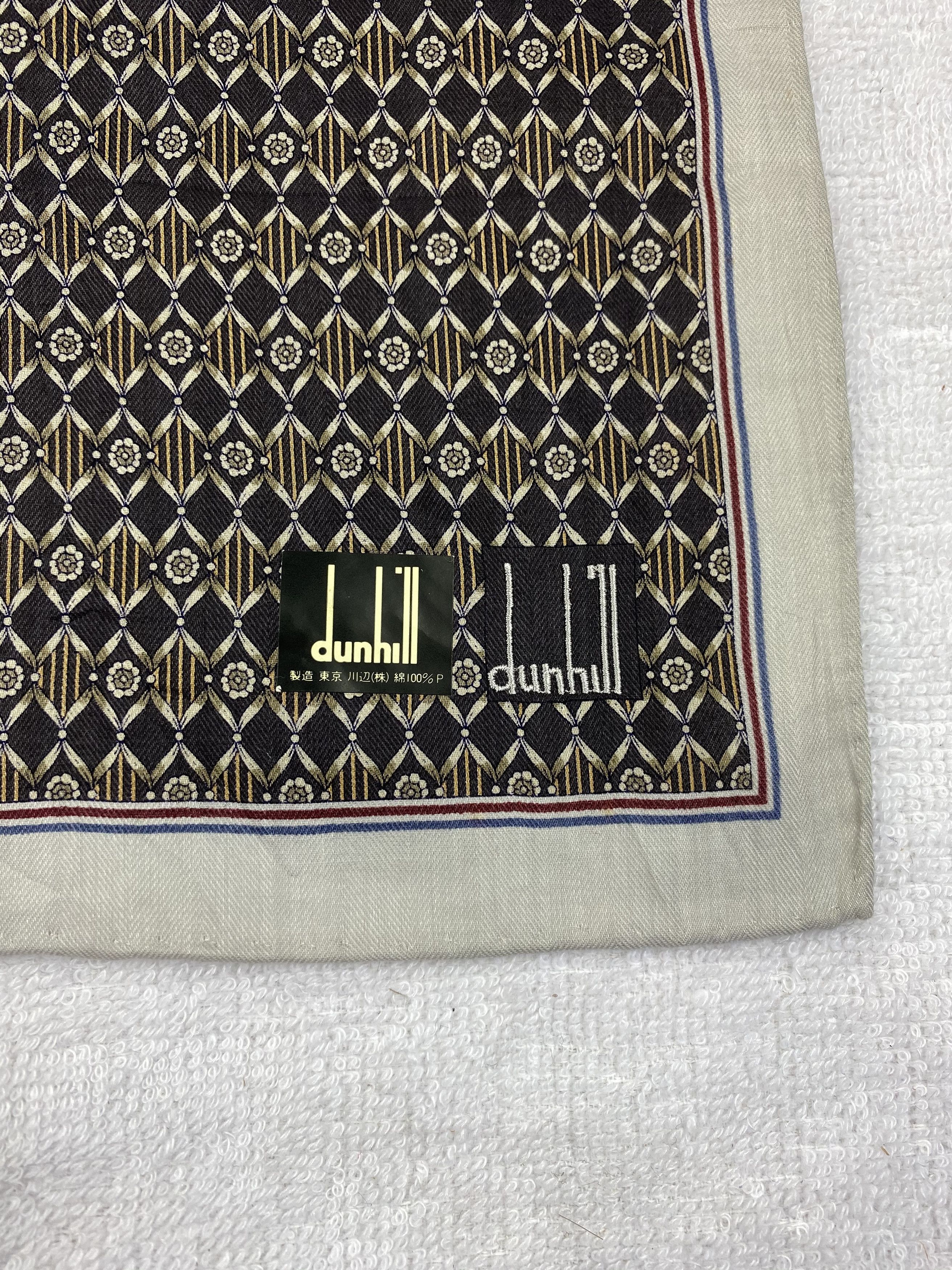 Alfred Dunhill × Vintage Alfred Dunhill Handkerchief / Bandana / Neckerchief Size ONE SIZE - 4 Thumbnail