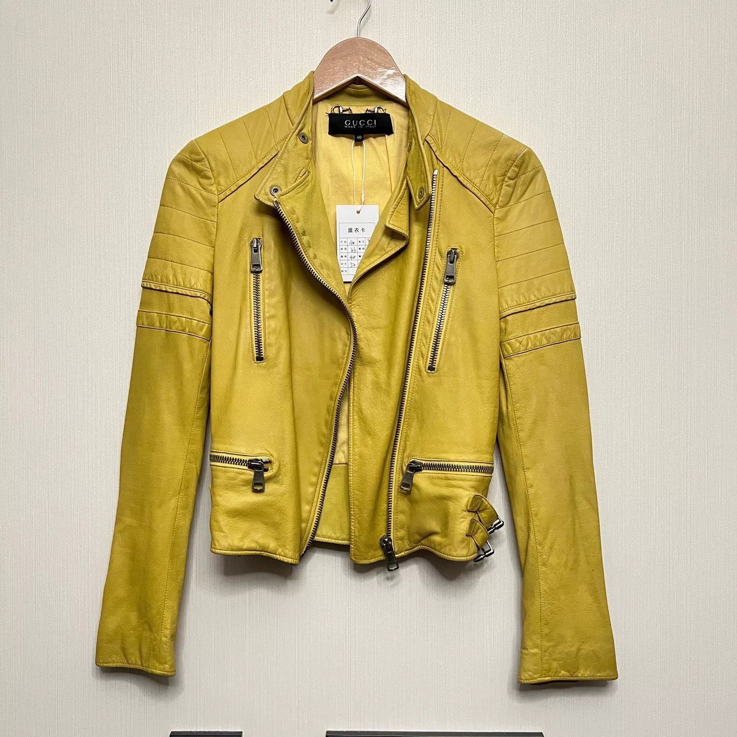 Gucci Gucci Leather Jacket Size 40 Size S / US 4 / IT 40 - 1 Thumbnail