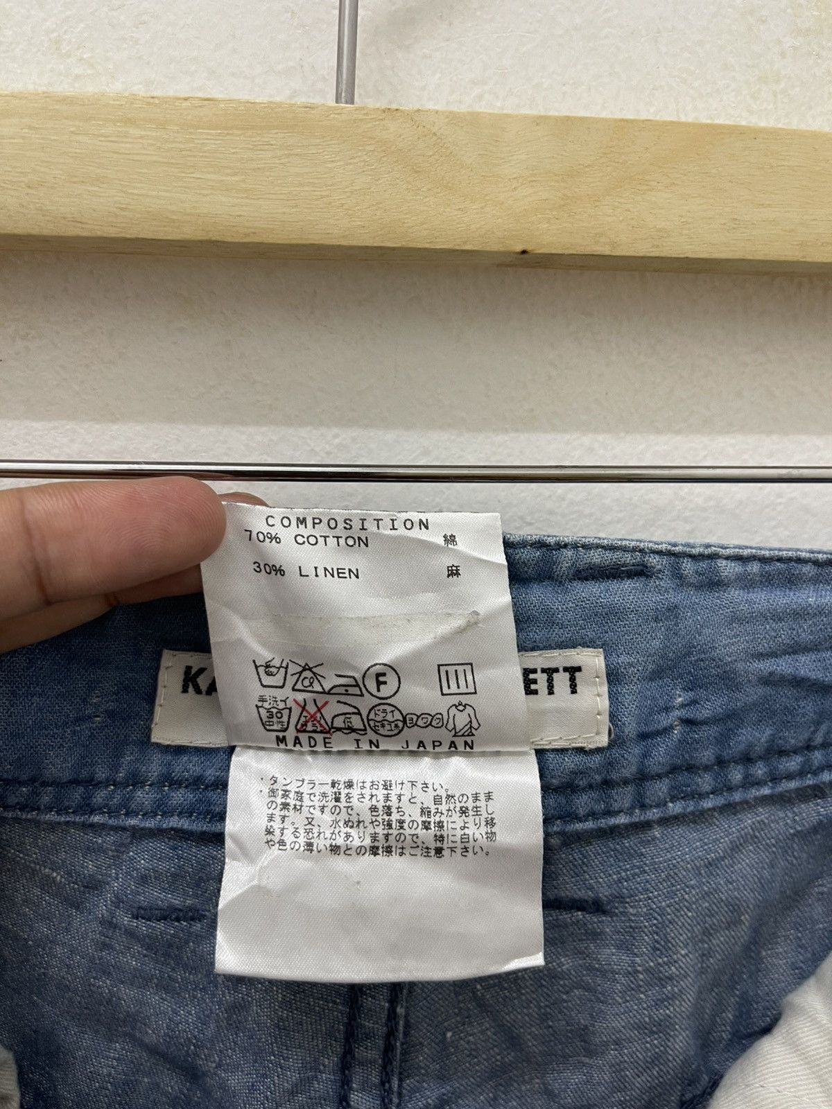 Katharine Hamnett London Rare Vintage KATHARINE HAMNETT LONDON Cotton Linen Pant Size US 30 / EU 46 - 15 Thumbnail