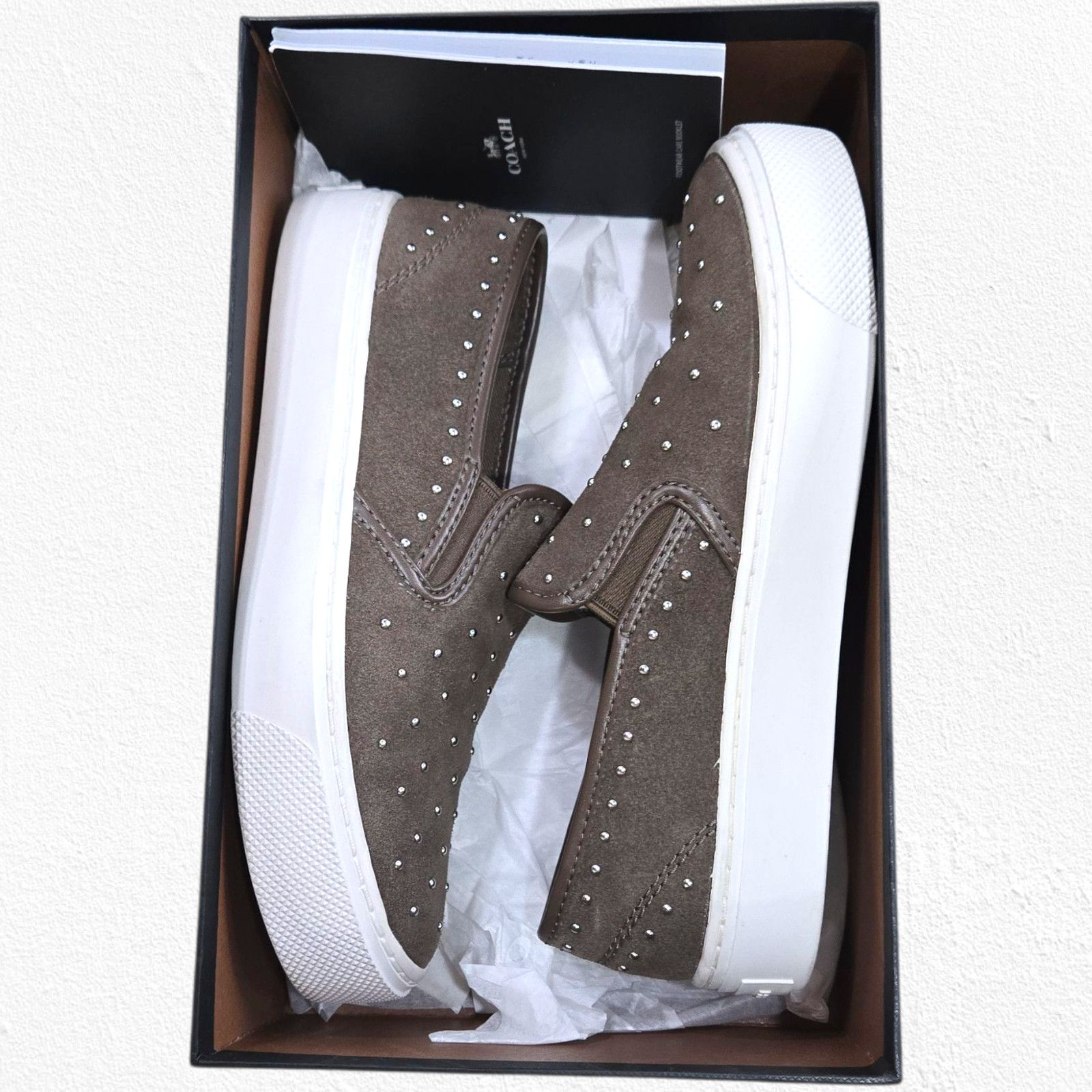 Coach Coach Cameron Studded Suede Platform Sneakers 5M EU 35 Size US 5 / IT 35 - 15 Thumbnail
