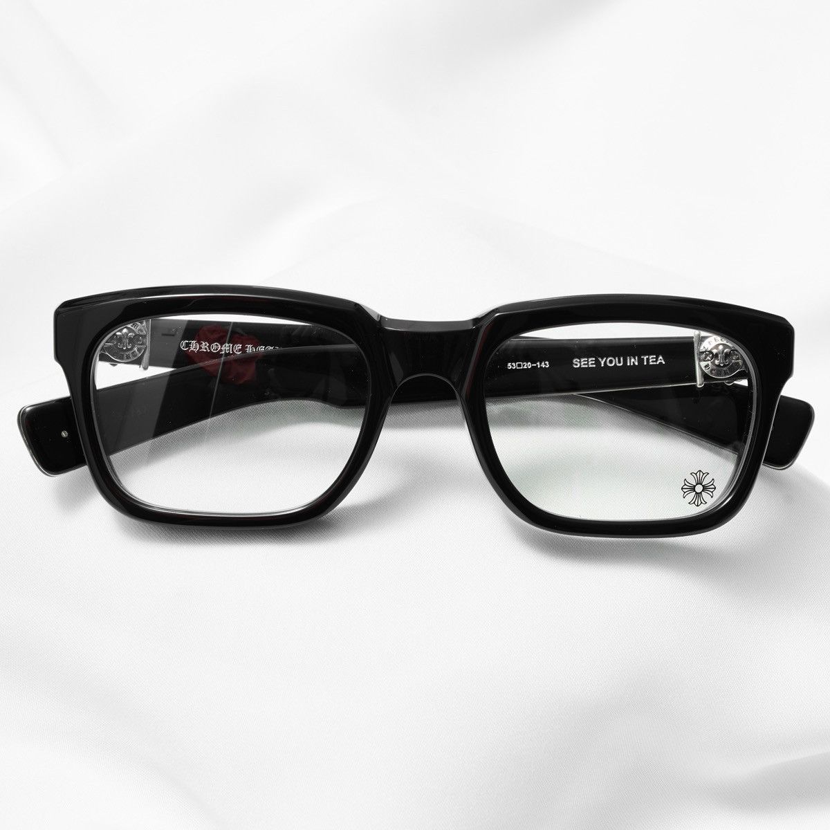 Chrome Hearts CHROME HEARTS SEE YOU IN TEA BLACK GLASSES Size ONE SIZE - 6 Thumbnail