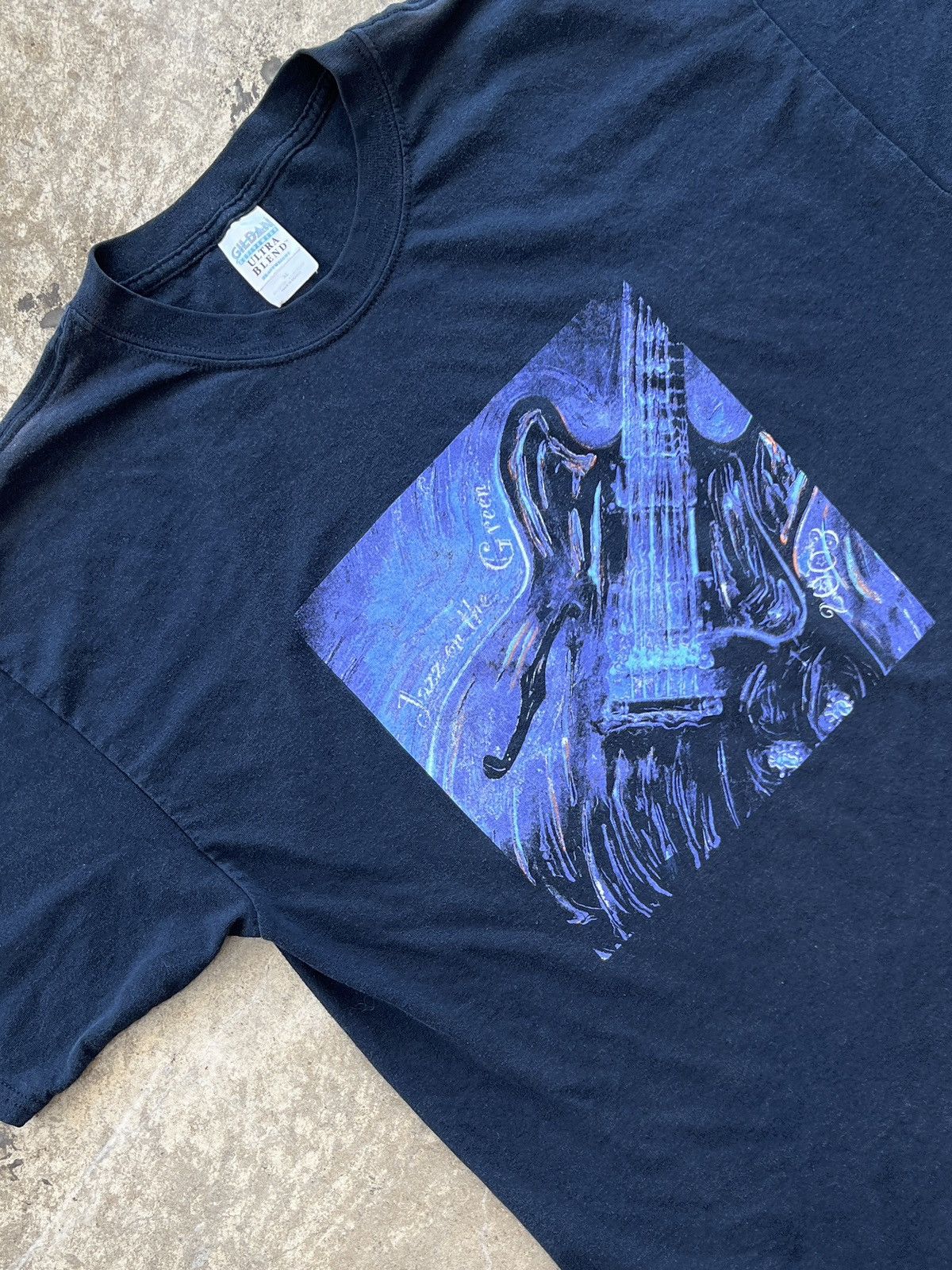 Vintage Vintage Y2k 2003 Jazz on Green Guitar Festival Tee XL Size US XL / EU 56 / 4 - 1 Thumbnail