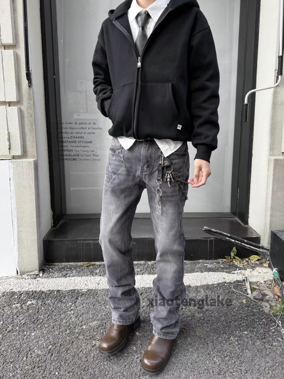 Jean xtl vintage faded distressed loose hiphop y2k jeans Size US 30 / EU 46 - 1 Thumbnail