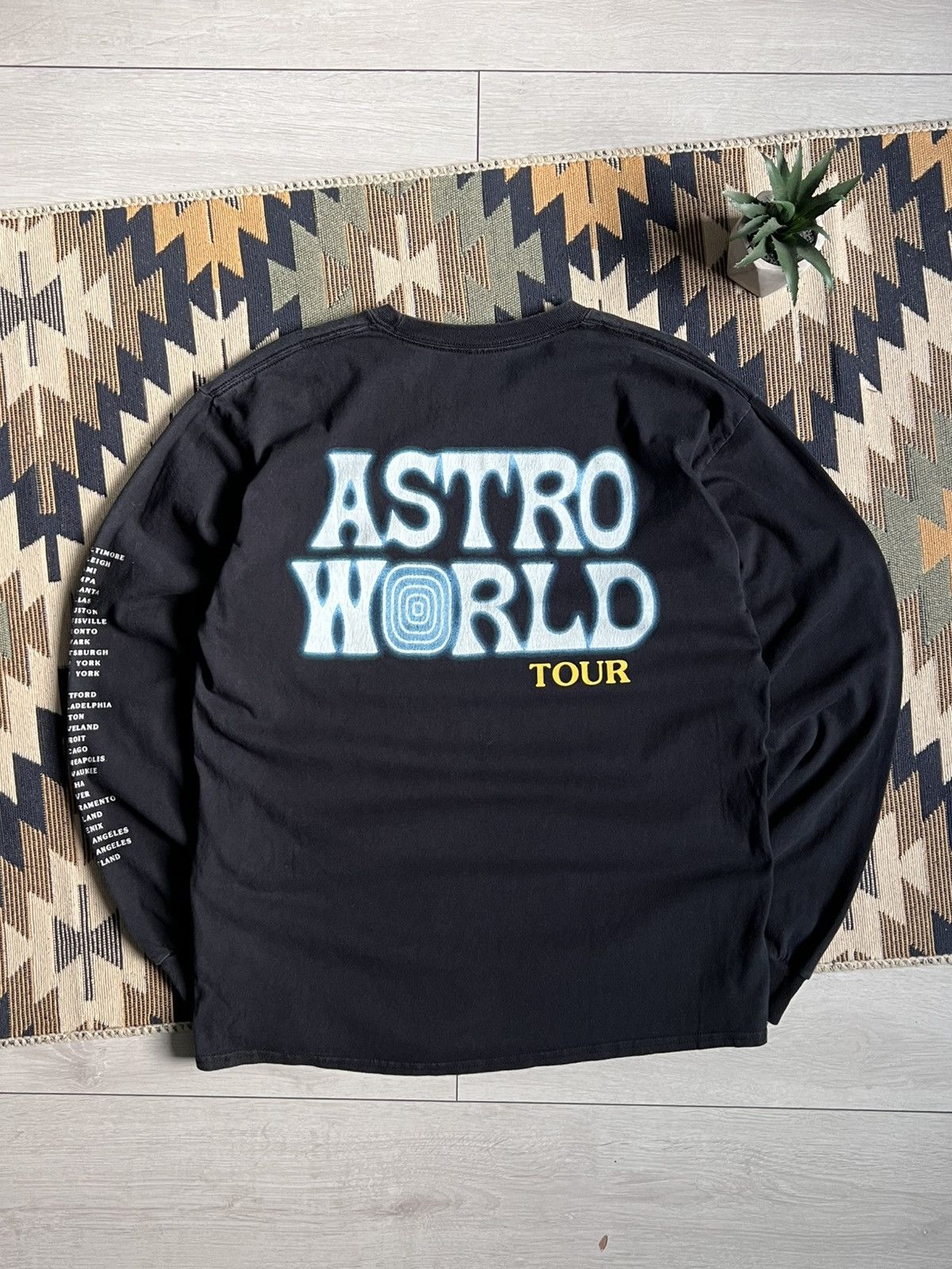 Astroworld Tour Wish You Were Here Popcorn Long Sleeve Tee