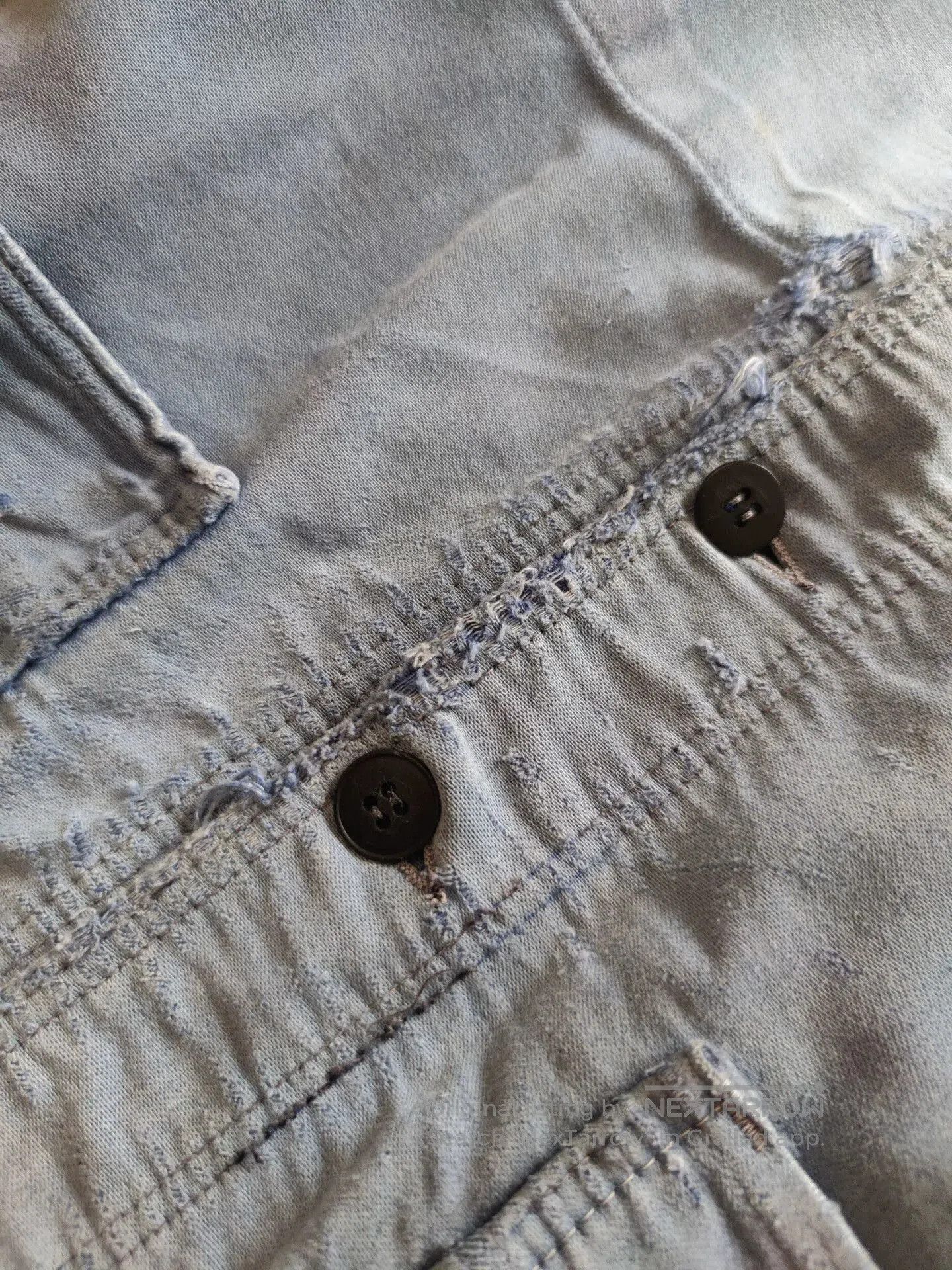 Garment Reproduction of Workers Vintage French Utility Workwear Jacket. Size US M / EU 48-50 / 2 - 6 Thumbnail