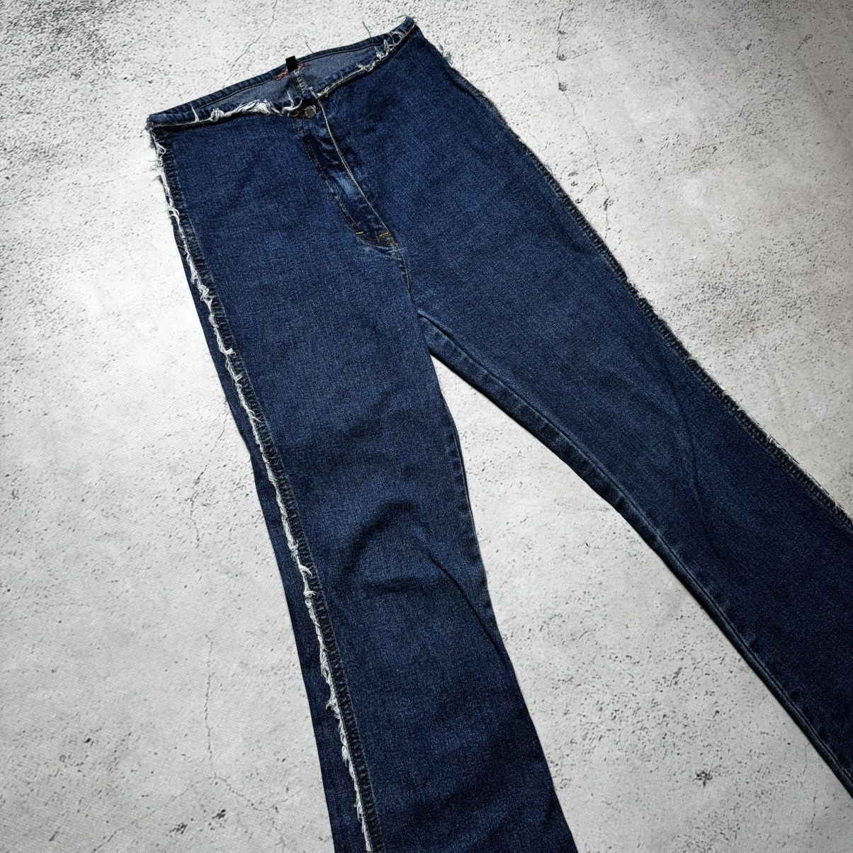 Miss Sixty 🔥rare🔥destroyed flared jeans miss sixty if six was nine Size 33" - 2 Thumbnail