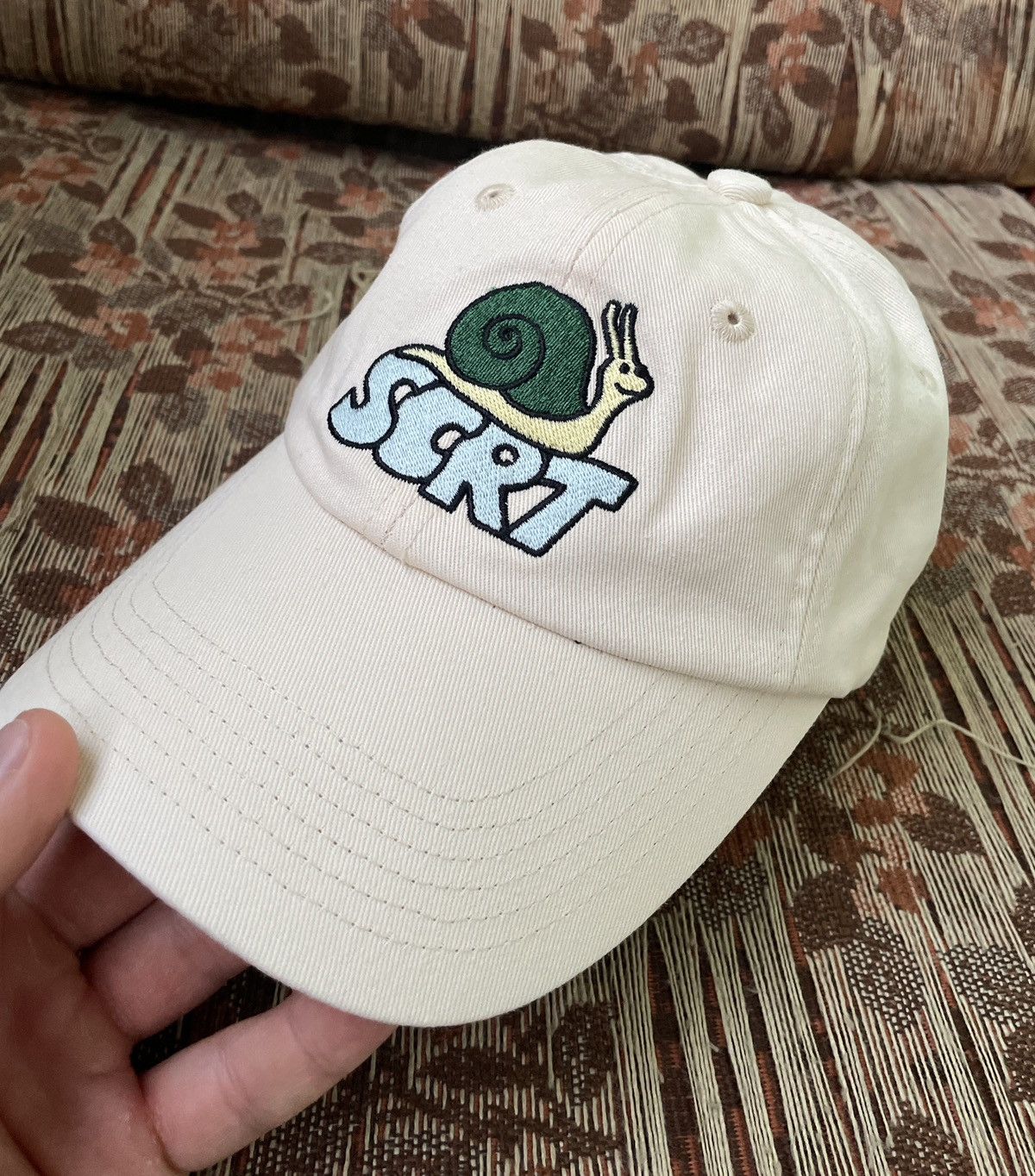 SCRT SCRT Snail logo Beige Cap Stay Creative Co. Size ONE SIZE - 5 Thumbnail