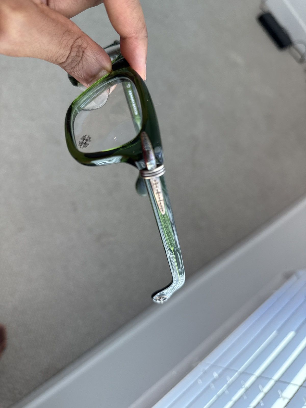 Chrome Hearts Chrome Hearts Glasses - Trypoleagain Size ONE SIZE - 10 Thumbnail