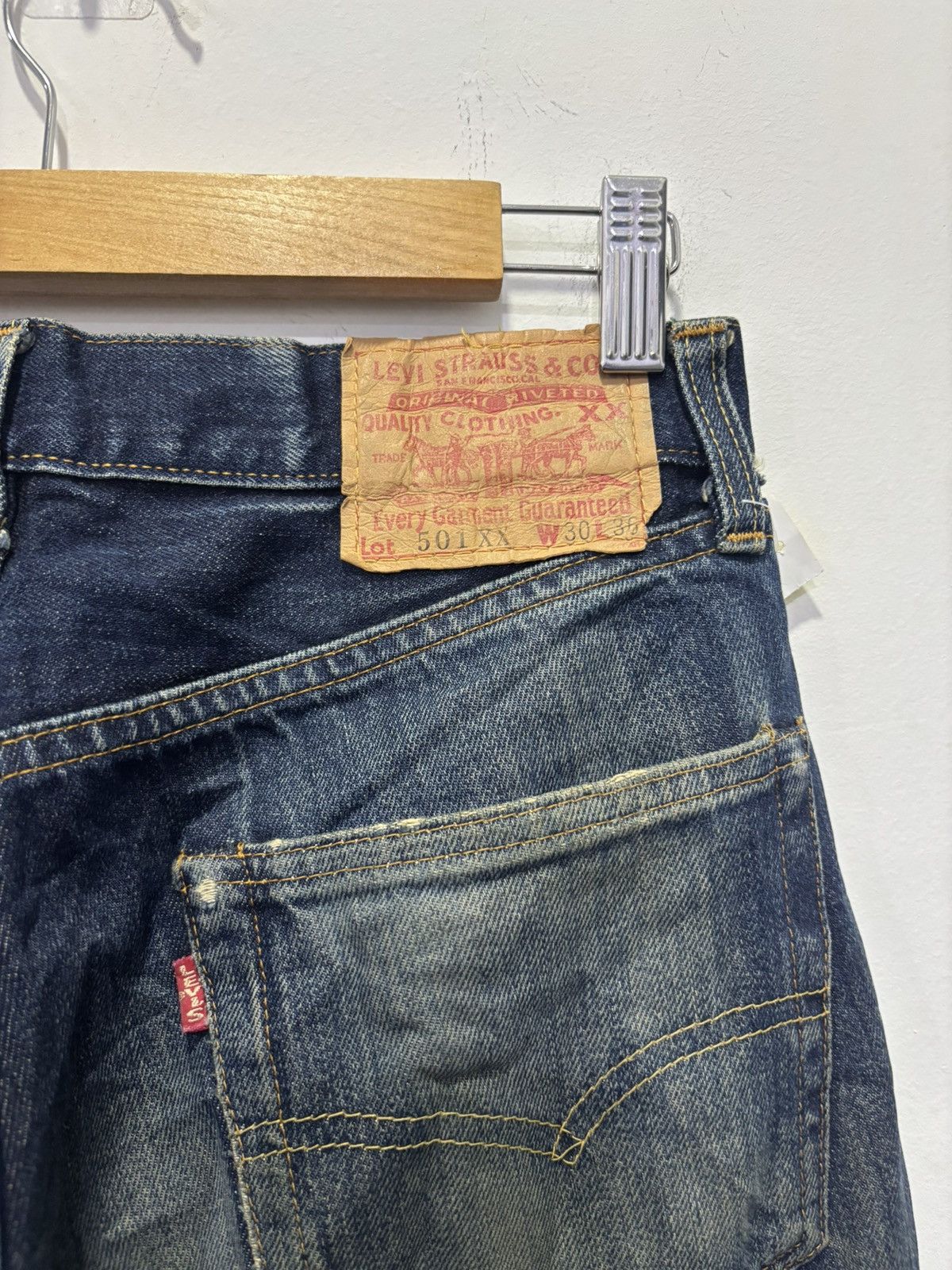 Levi's Vintage Levis 501XX Selvedge Jeans Size US 30 / EU 46 - 8 Thumbnail