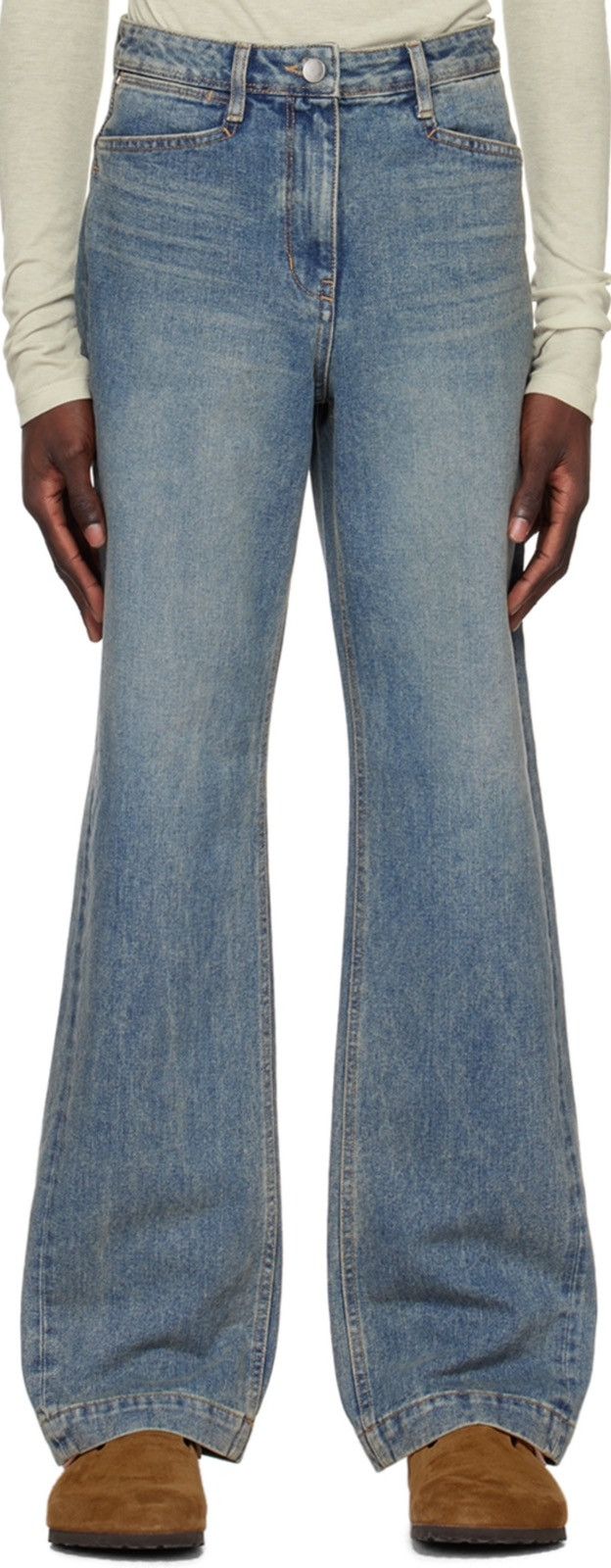 image of Low Classic Blue Faded Jeans, Women's (Size 29)