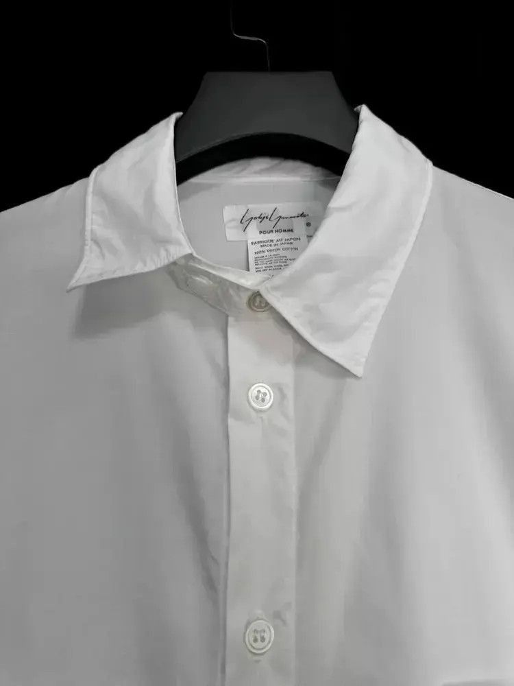 Yohji Yamamoto Yohji Yamamoto 80s Unevenness Neck Shirt-2505 Size US M / EU 48-50 / 2 - 3 Thumbnail