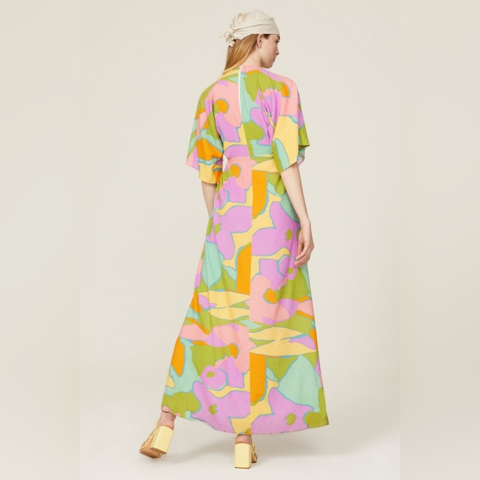 Show Me Your MuMu Show Me Your Mumu Dana Summer Sorbet Cut Out Maxi Dress Size S / US 4 / IT 40 - 3 Thumbnail