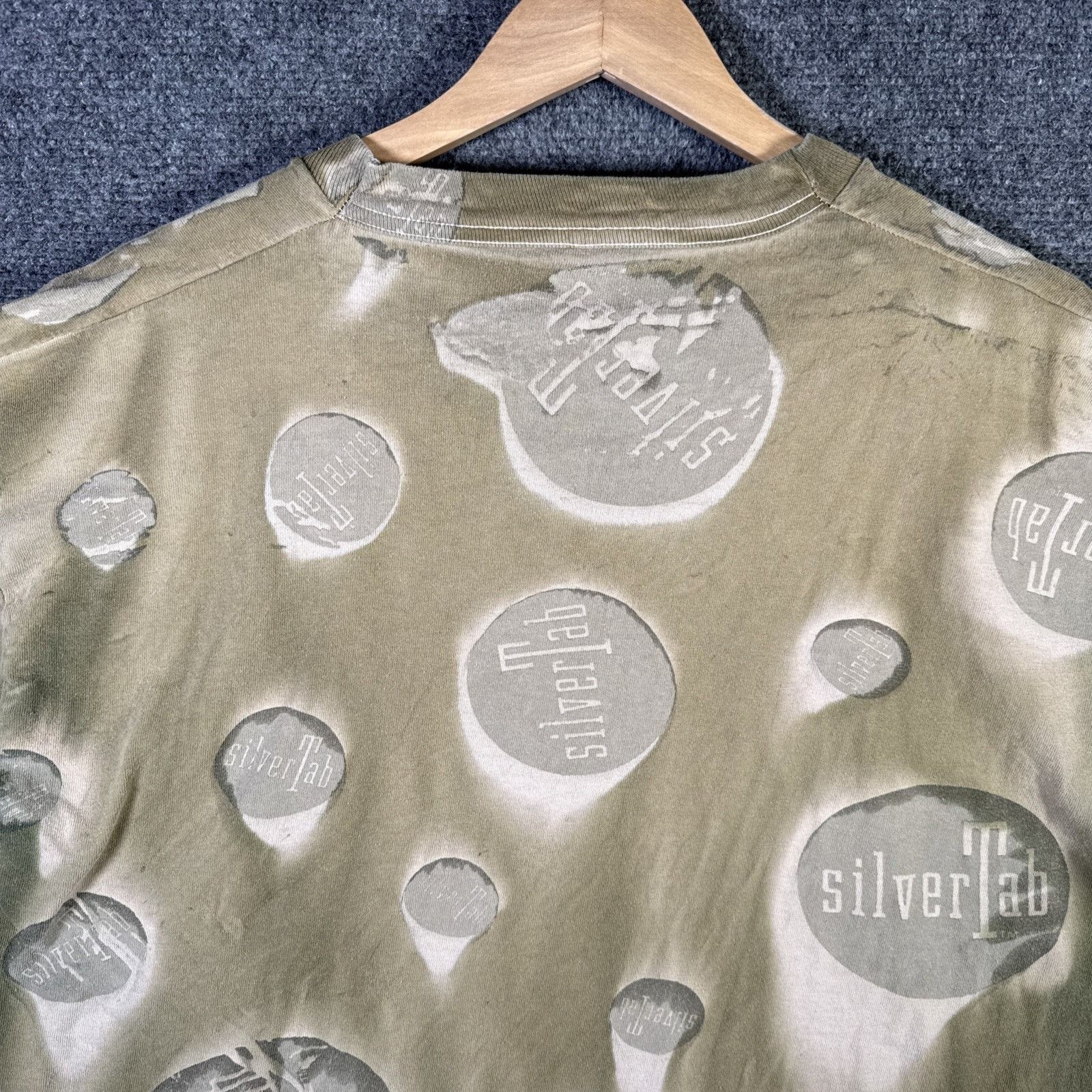 Levi's Vintage Levis Shirt Mens XL Green 90s AOP Silver Tab Strauss Size US XL / EU 56 / 4 - 7 Thumbnail