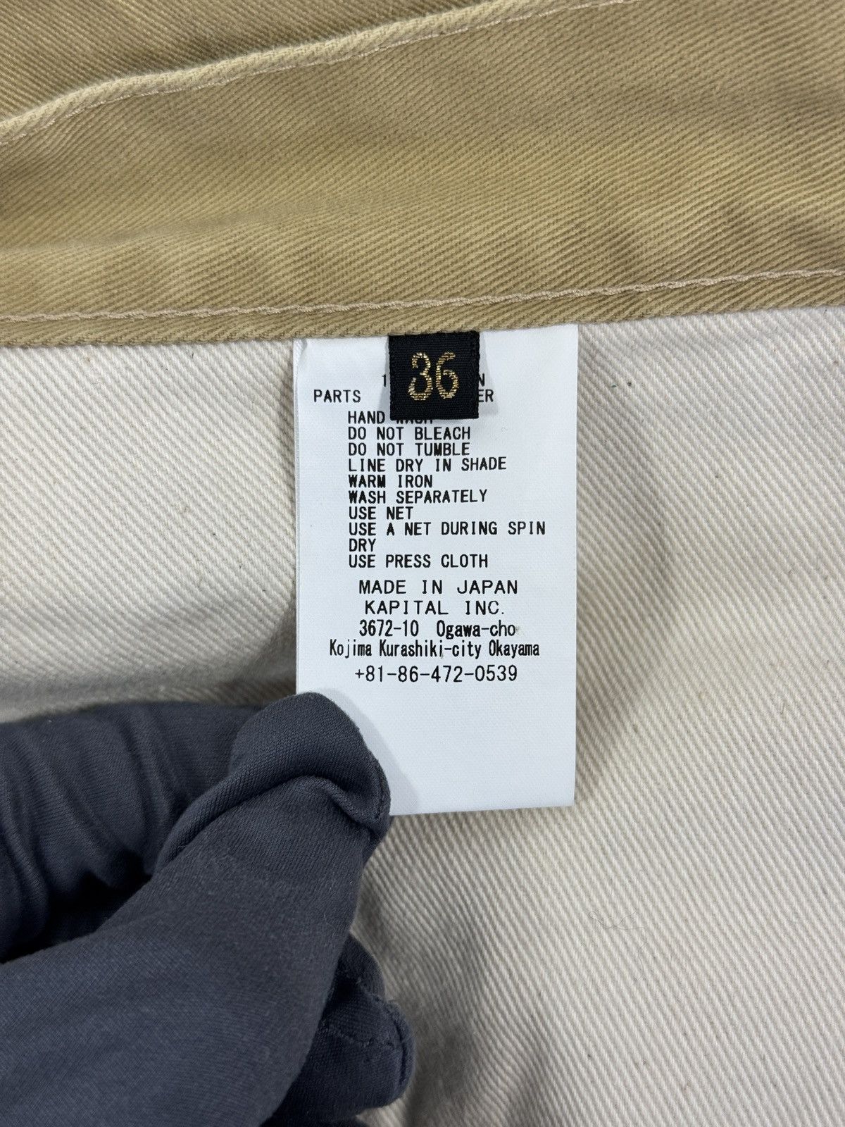 Kapital KAPITAL BONE STICH DENIM TROUSERS FITS W34 Size US 36 / EU 52 - 8 Thumbnail