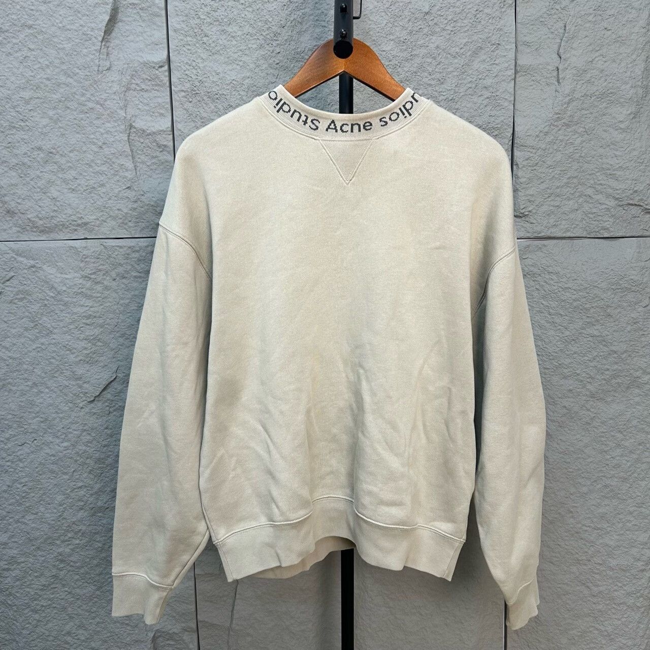 Acne Studios Acne Studios Lettered Collar Sweatshirt Size XXS / US 00 / IT 34 - 1 Thumbnail