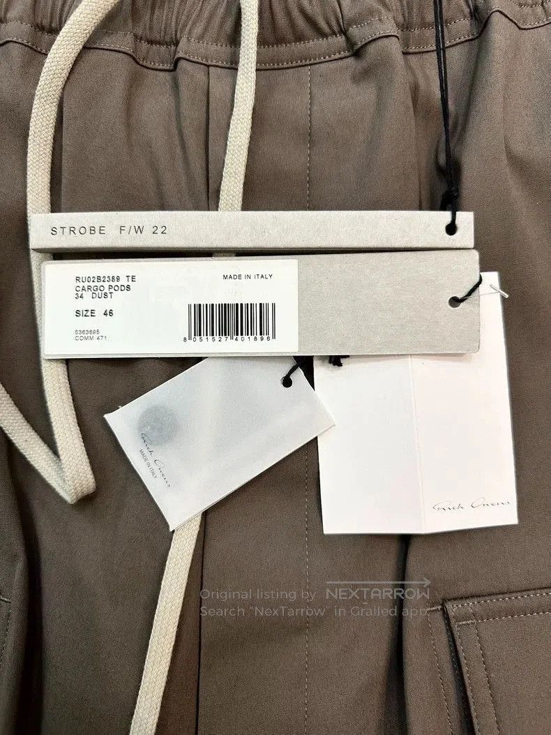 Rick Owens Rick Owens Brown Cargo Shorts for Men. Size US 36 / EU 52 - 8 Thumbnail