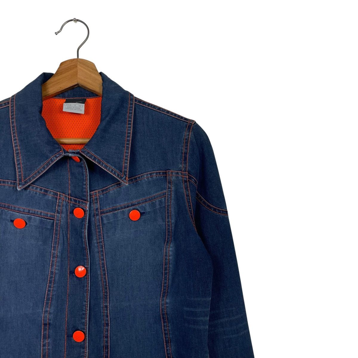 Nike Nike Denim Jacket Size S / US 4 / IT 40 - 5 Thumbnail