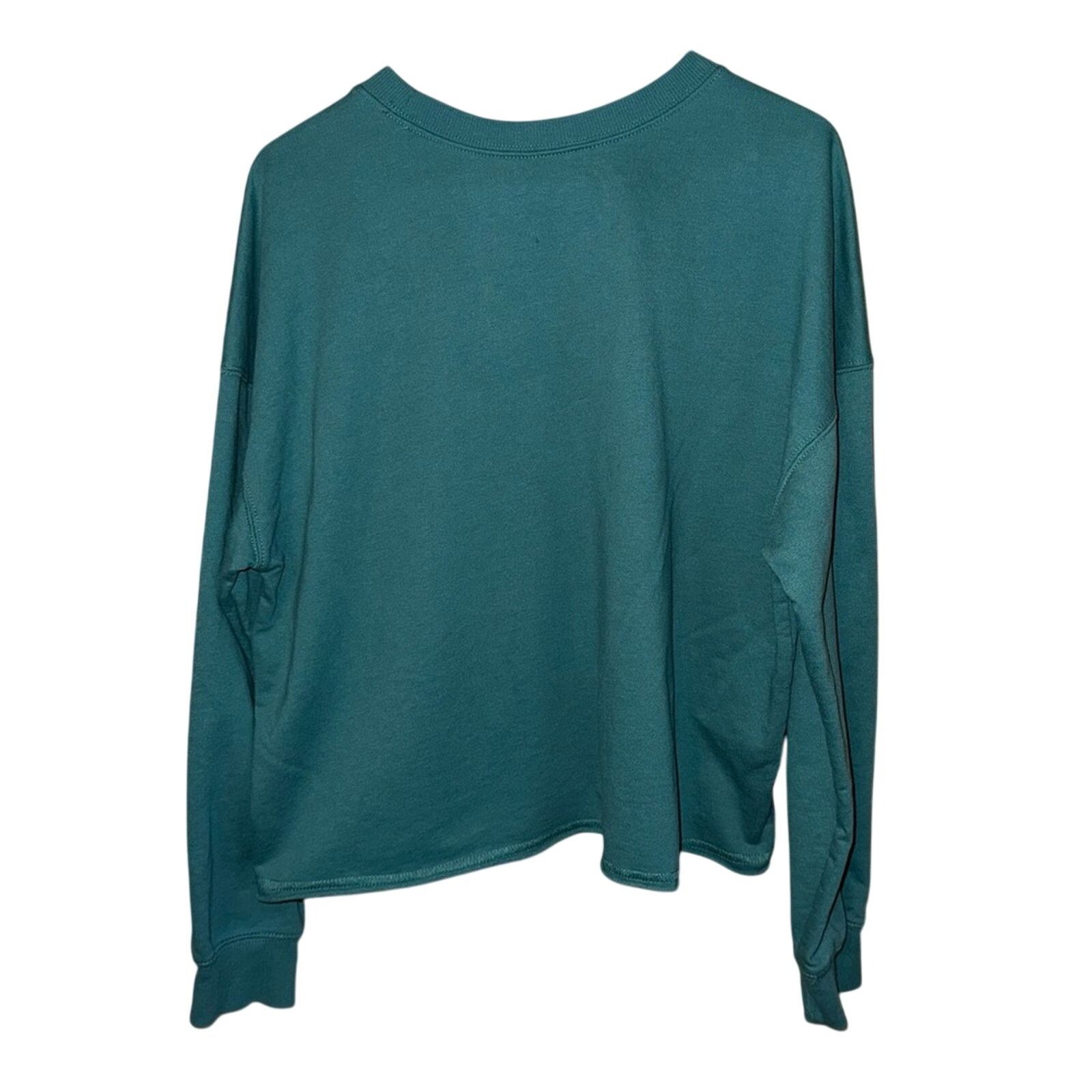 Disney Disney Teal Sweatshirt Size L / US 10 / IT 46 - 2 Thumbnail