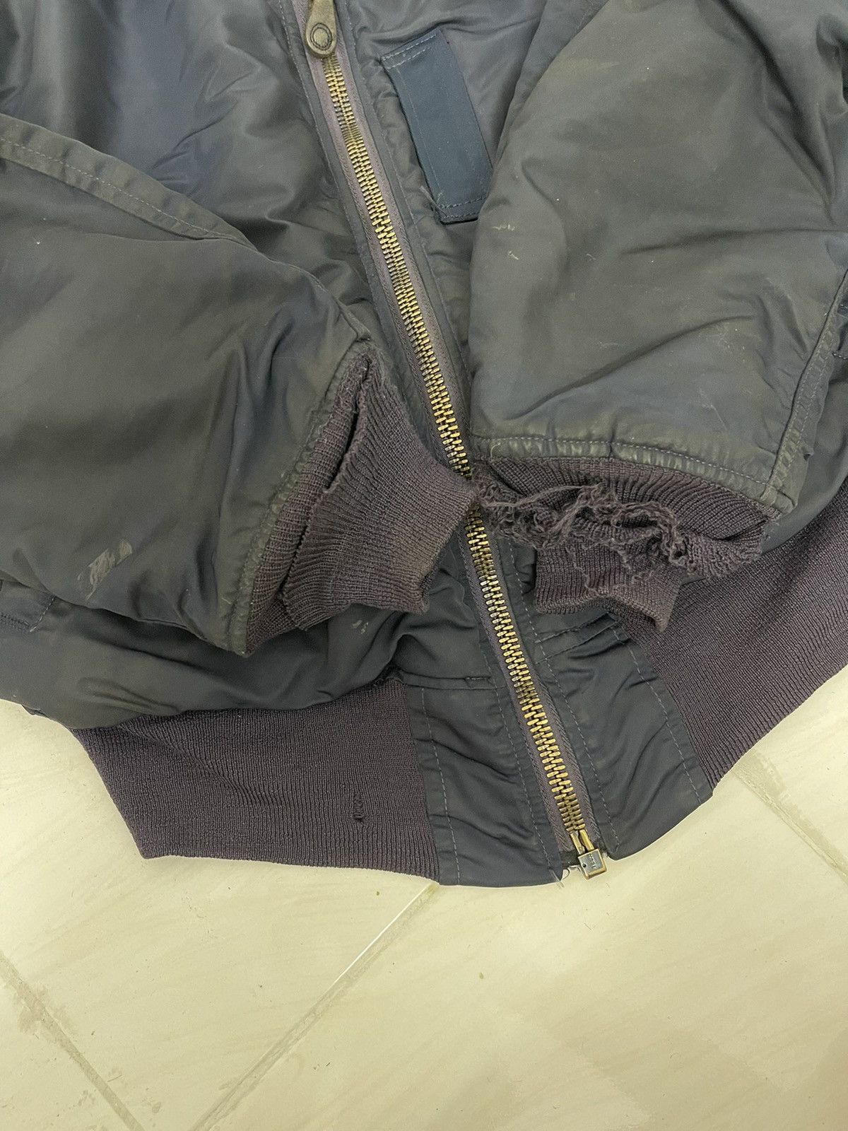 Alpha Industries Vtg Alpha Industries Type B-15C Flying Bomber Jacket Size US M / EU 48-50 / 2 - 17 Thumbnail