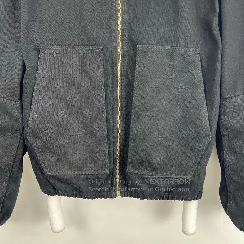 Louis Vuitton Louis Vuitton Black lumberjack embossed full-print denim j Size US M / EU 48-50 / 2 - 5 Thumbnail