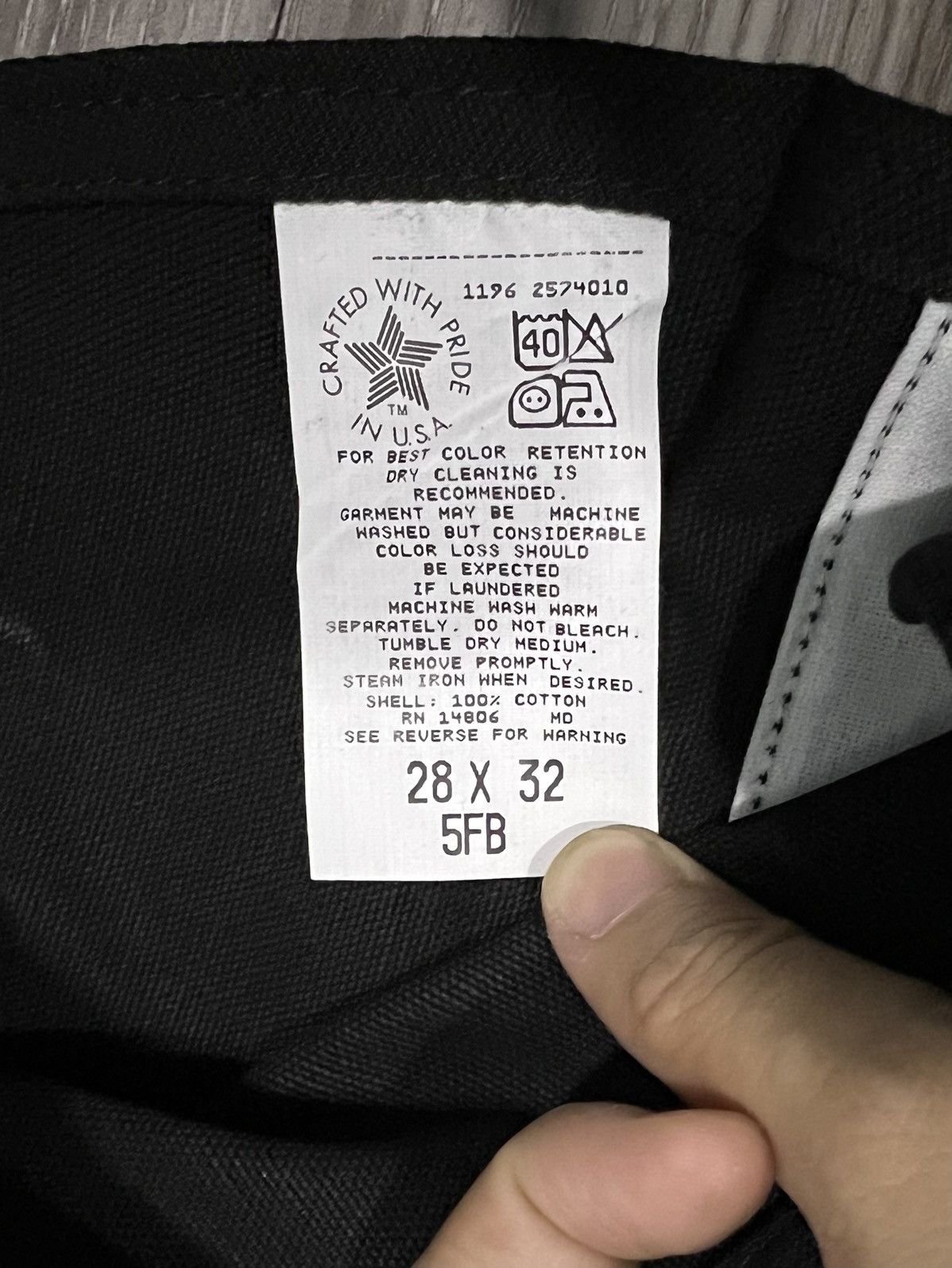 Carhartt 1996 Vintage Carhartt Overall Bib (VERY RARE 🔥) Size US 28 / EU 44 - 8 Thumbnail