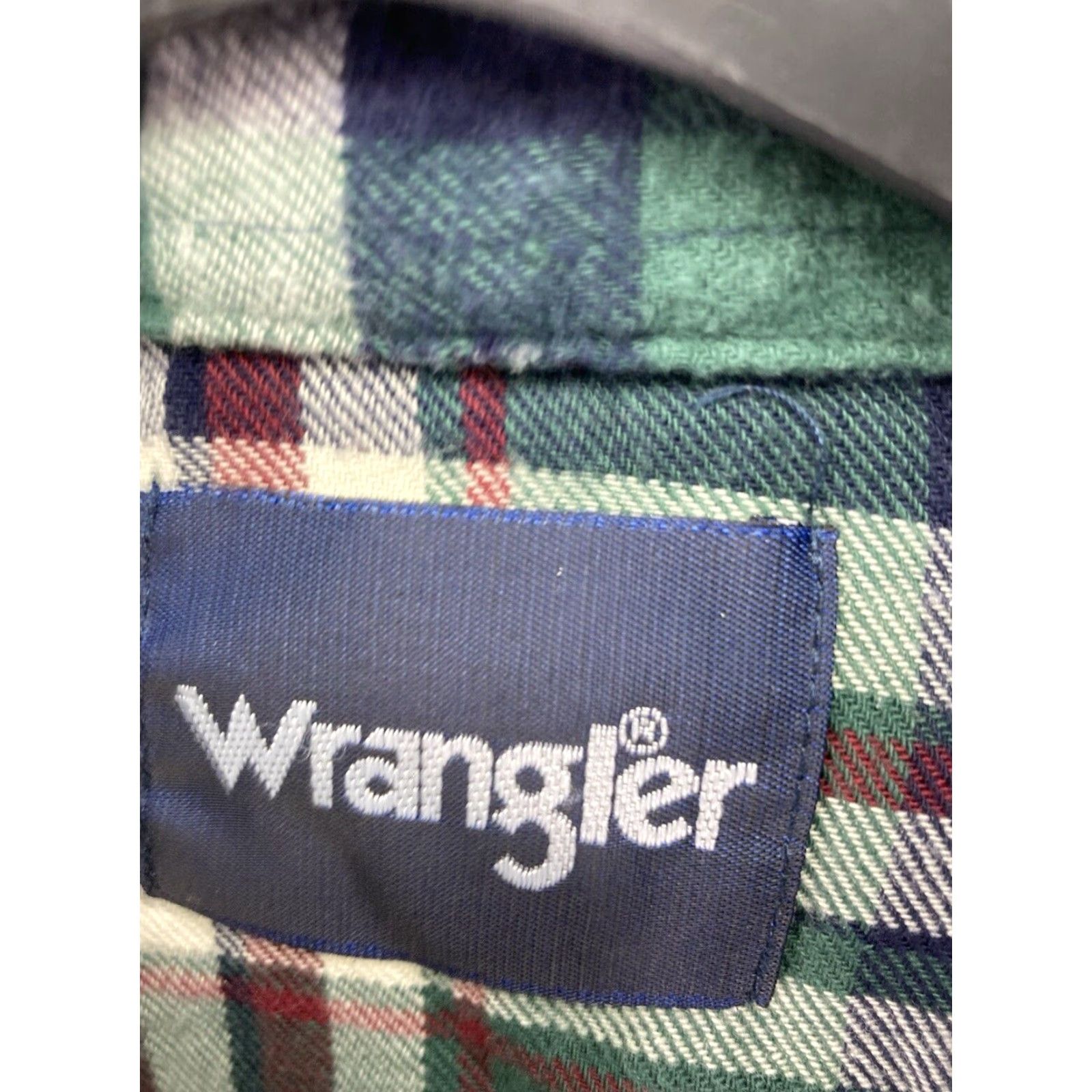 Wrangler VINTAGE Wrangler Flannel Pearl Snap Shirt Men S Green Plaid Long Sleeve Western Size US S / EU 44-46 / 1 - 4 Thumbnail