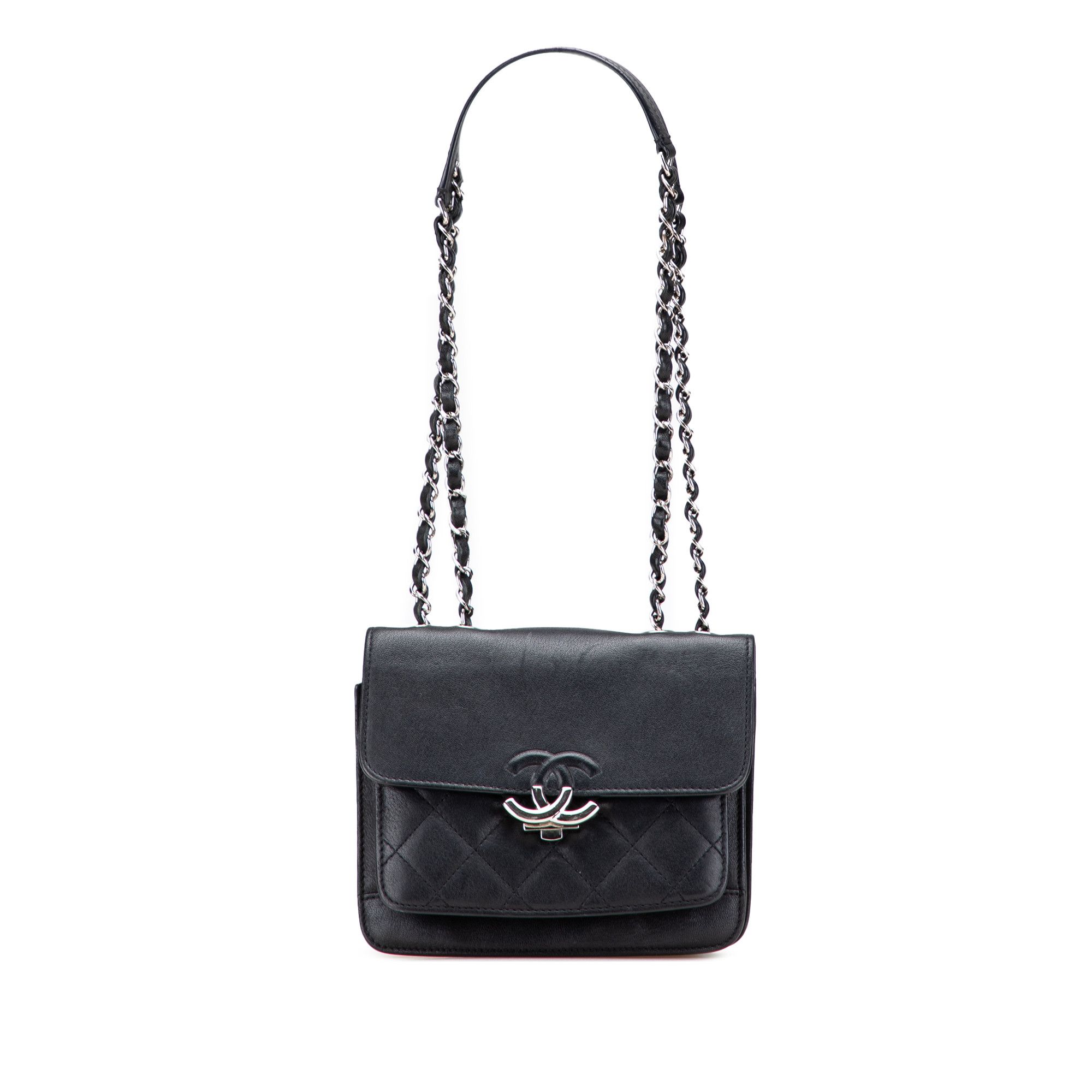 Chanel Chanel Small Quilted Goatskin CC Box Flap Size ONE SIZE - 1 Thumbnail
