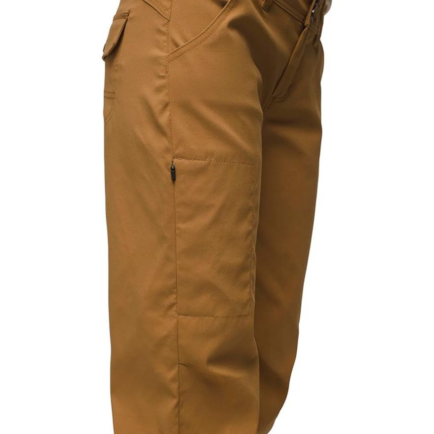 Prana NWT PrAna Halle Pants Women's 8 Short Tan Snap Roll Up Quick Size 30" / US 8 / IT 44 - 10 Thumbnail