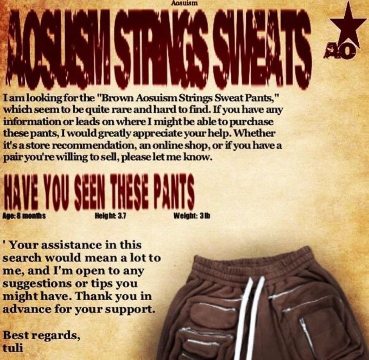 Other Aosuism Flared Sweatpants Size US 32 / EU 48 - 19 Thumbnail