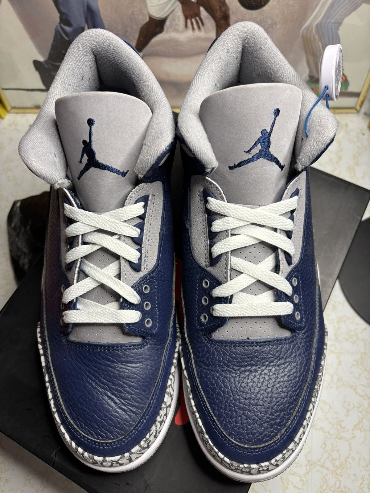 Jordan Brand Air Jordan 3 Retro georgetown Size US 11.5 / EU 44-45 - 2 Thumbnail