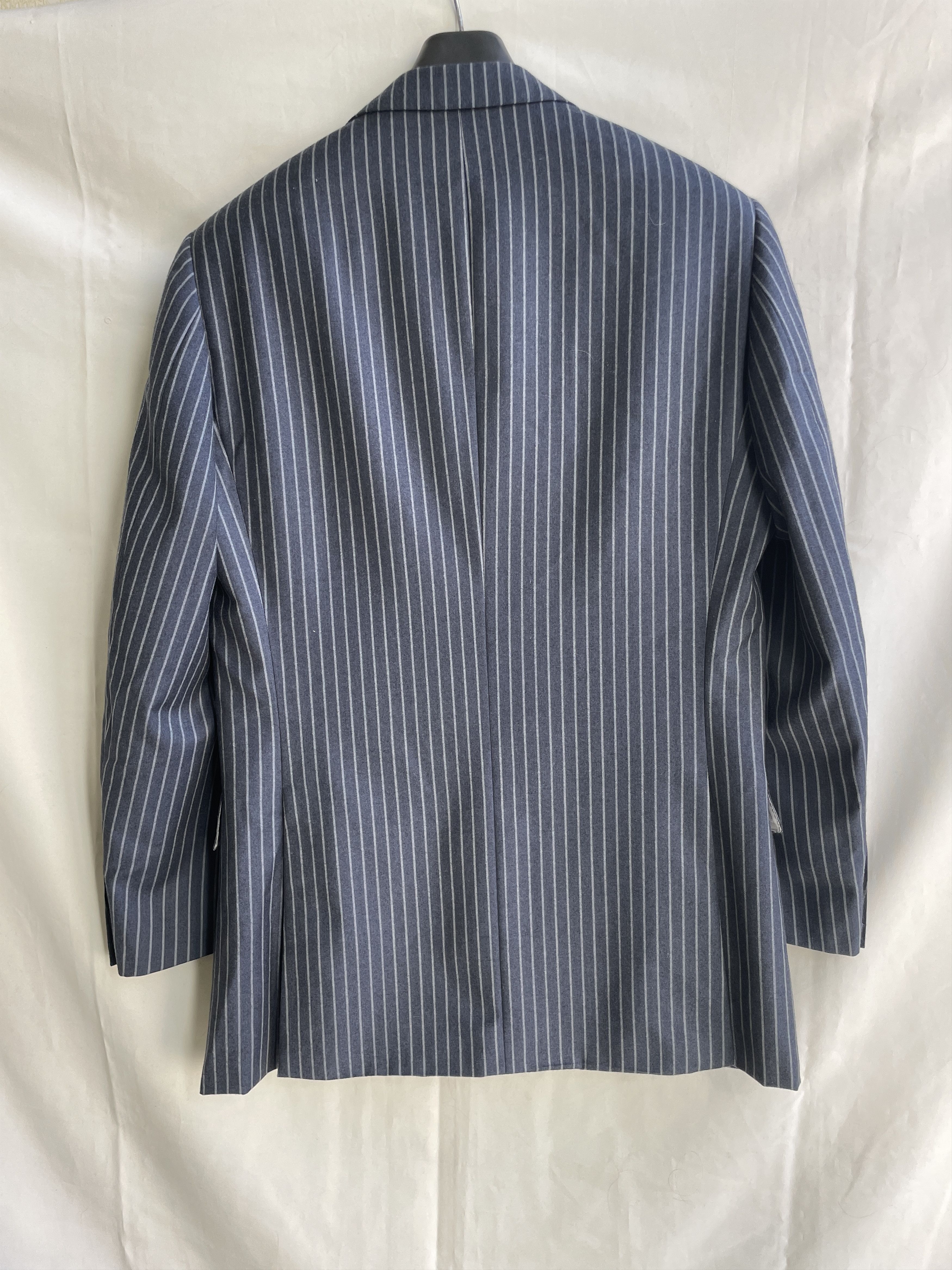 Suitsupply Suitsupply Striped Navy Wool Suit Jacket Blazer Size 38R - 2 Thumbnail