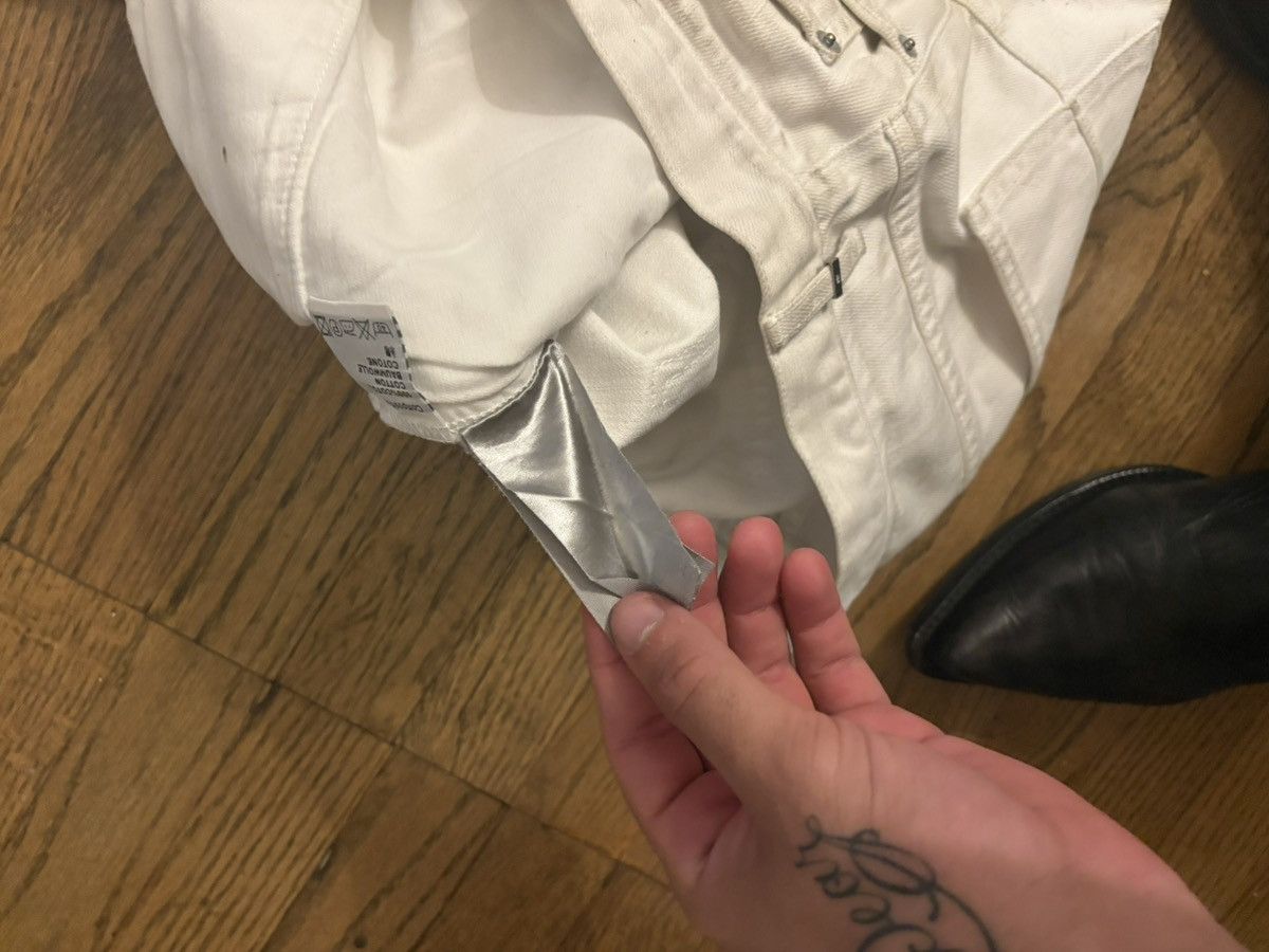 Hedi Slimane DIOR HOMME hedi Slimane 06 white runway jeans Size US 30 / EU 46 - 8 Thumbnail
