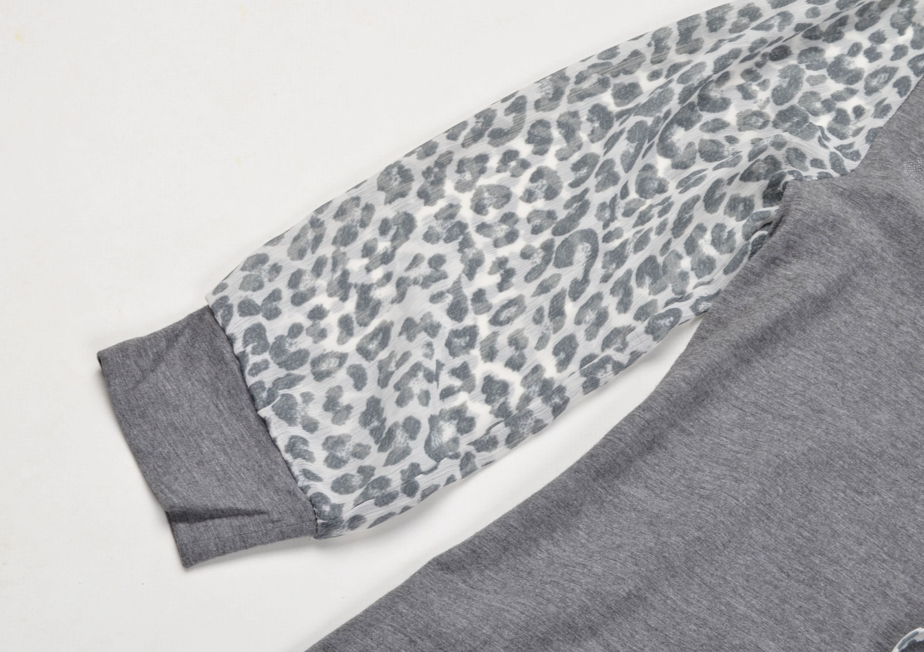 Designer × Vintage Vive Maria Mesh Leopard Sleeves Gray Y2K Coquette Dress Size S / US 4 / IT 40 - 6 Thumbnail