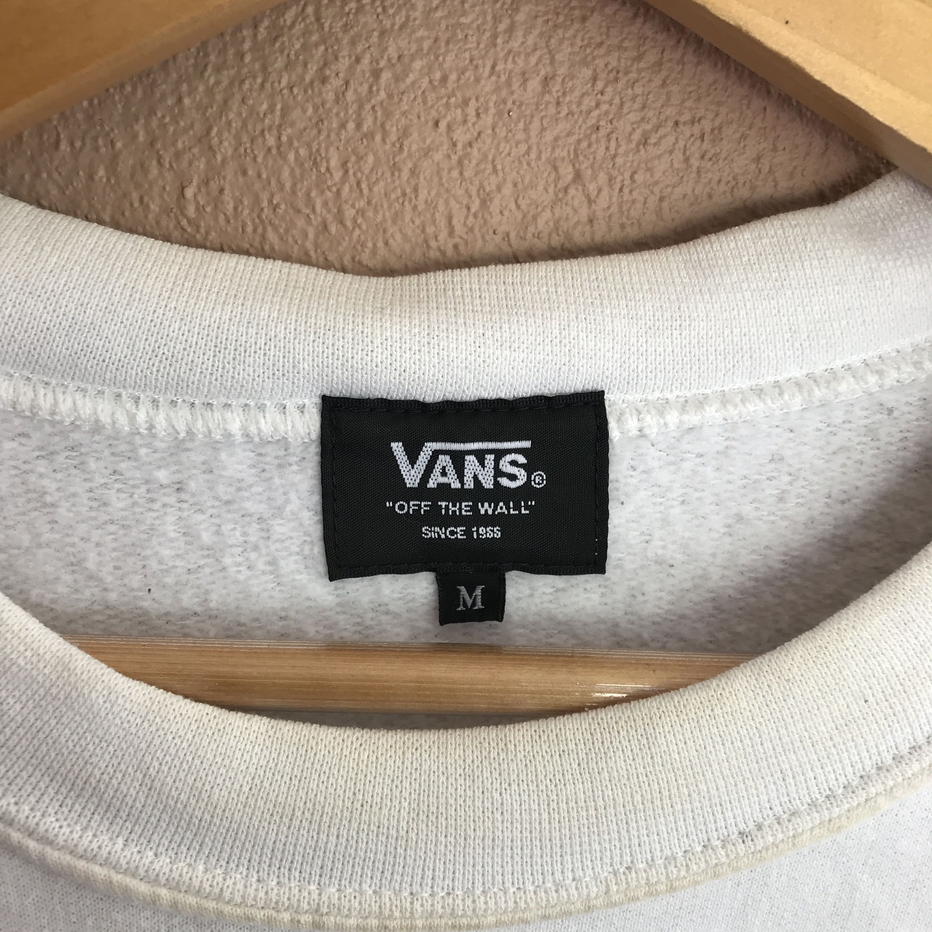 Vans VANS Of The Walls Crewneck White Sweater Size US M / EU 48-50 / 2 - 7 Thumbnail