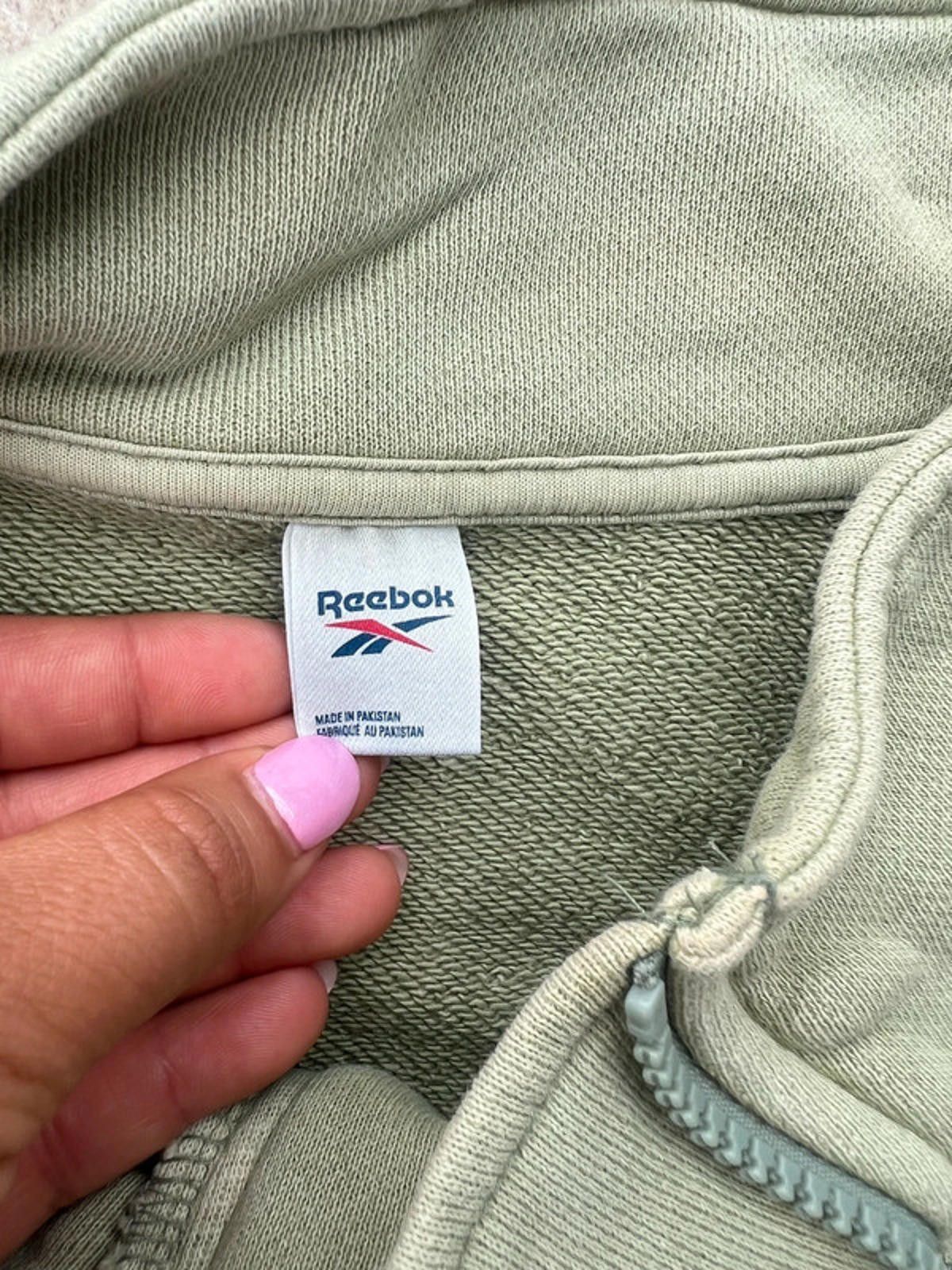 Reebok Vintage Reebok Quarter Zip Up Sweater Size US M / EU 48-50 / 2 - 7 Thumbnail