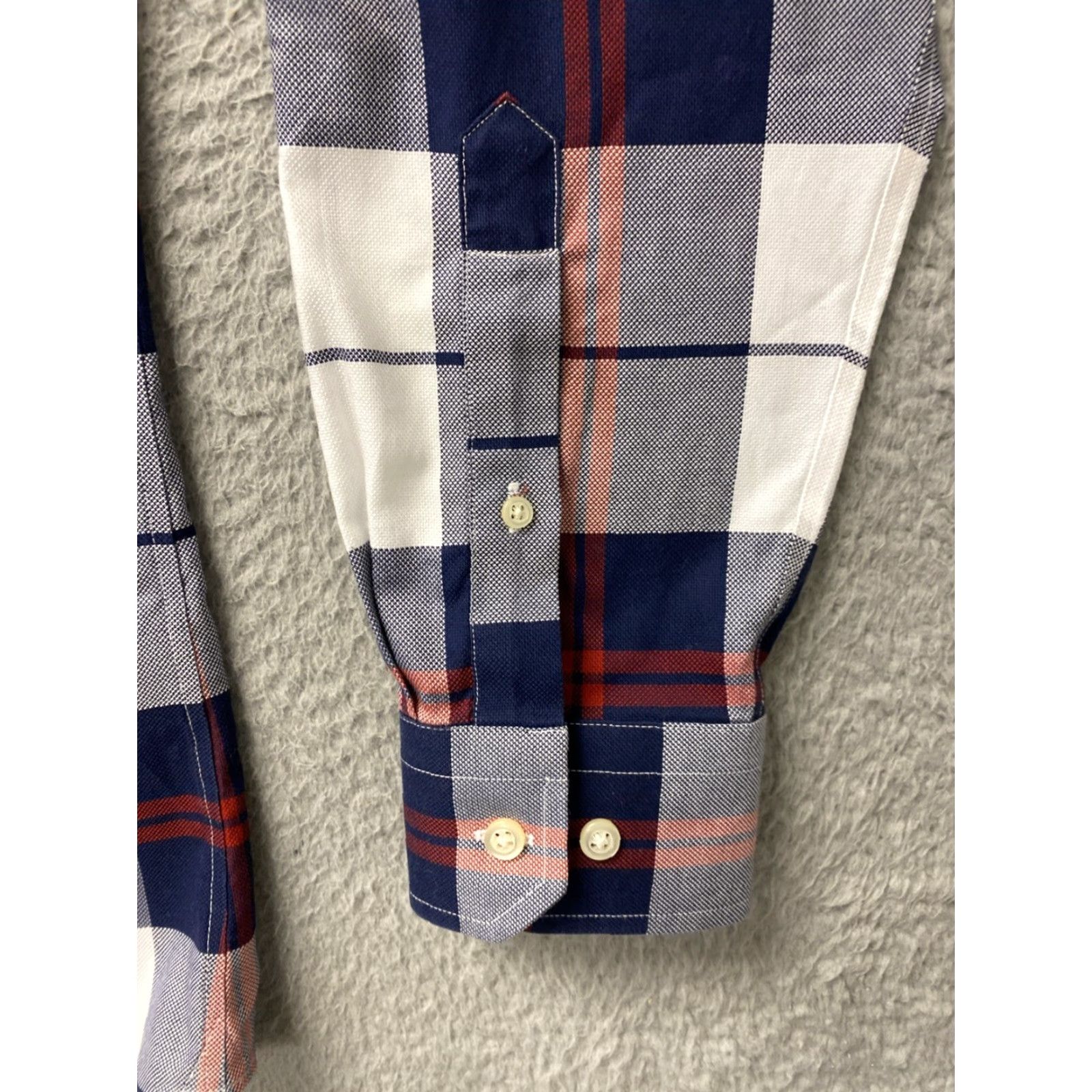 Banana Republic VINTAGE Banana Republic Men's Shirt Long Sleeve Collared Plaid Cotton Casual Workwear 89-62 Size US L / EU 52-54 / 3 - 5 Thumbnail