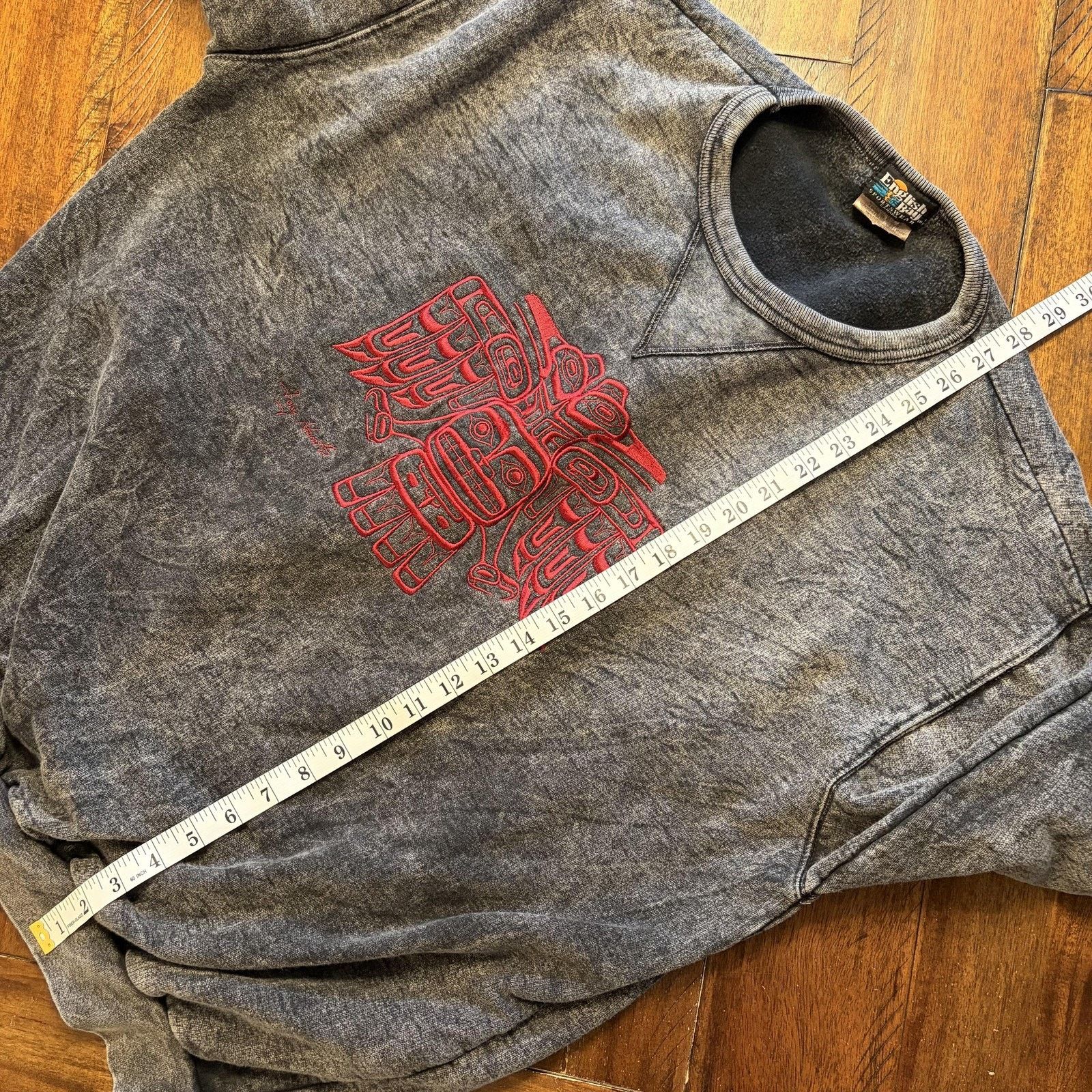 Vintage Vtg English Bay Sweatshirt Men XL Gray Tony Hunt Thunderbird Size US XL / EU 56 / 4 - 10 Thumbnail