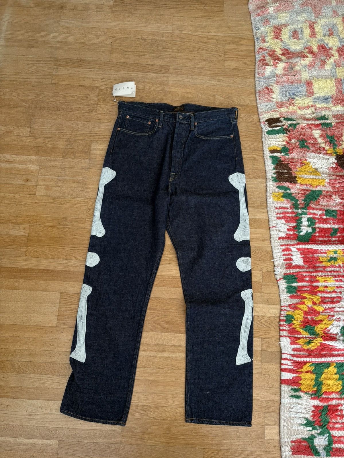 Kapital Kapital 12.5oz mexican tuxedo bone denim Size US 36 / EU 52 - 3 Thumbnail
