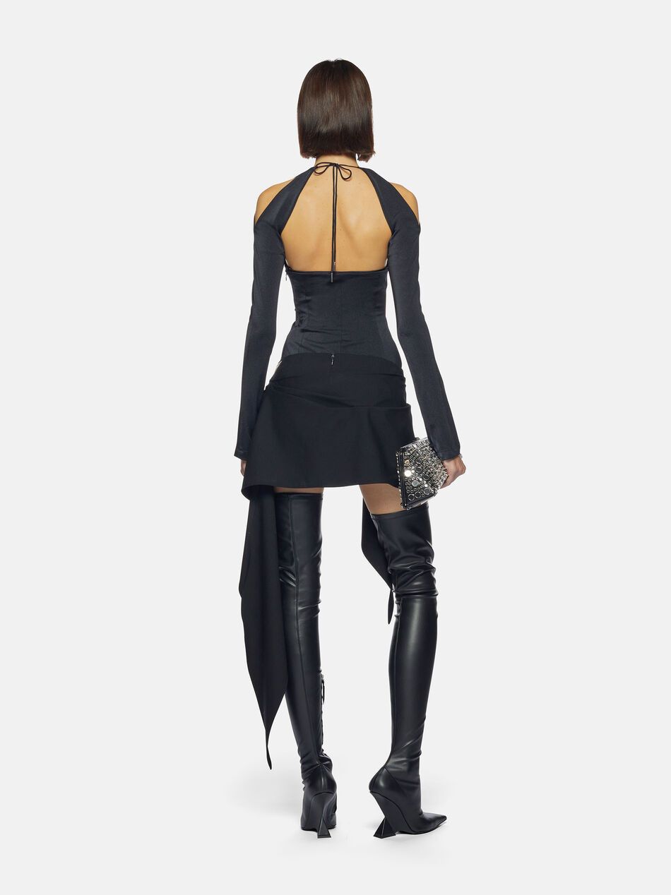 The Attico o1mle0525 Zane Tank Top in Black Size XS / US 0-2 / IT 36-38 - 3 Thumbnail