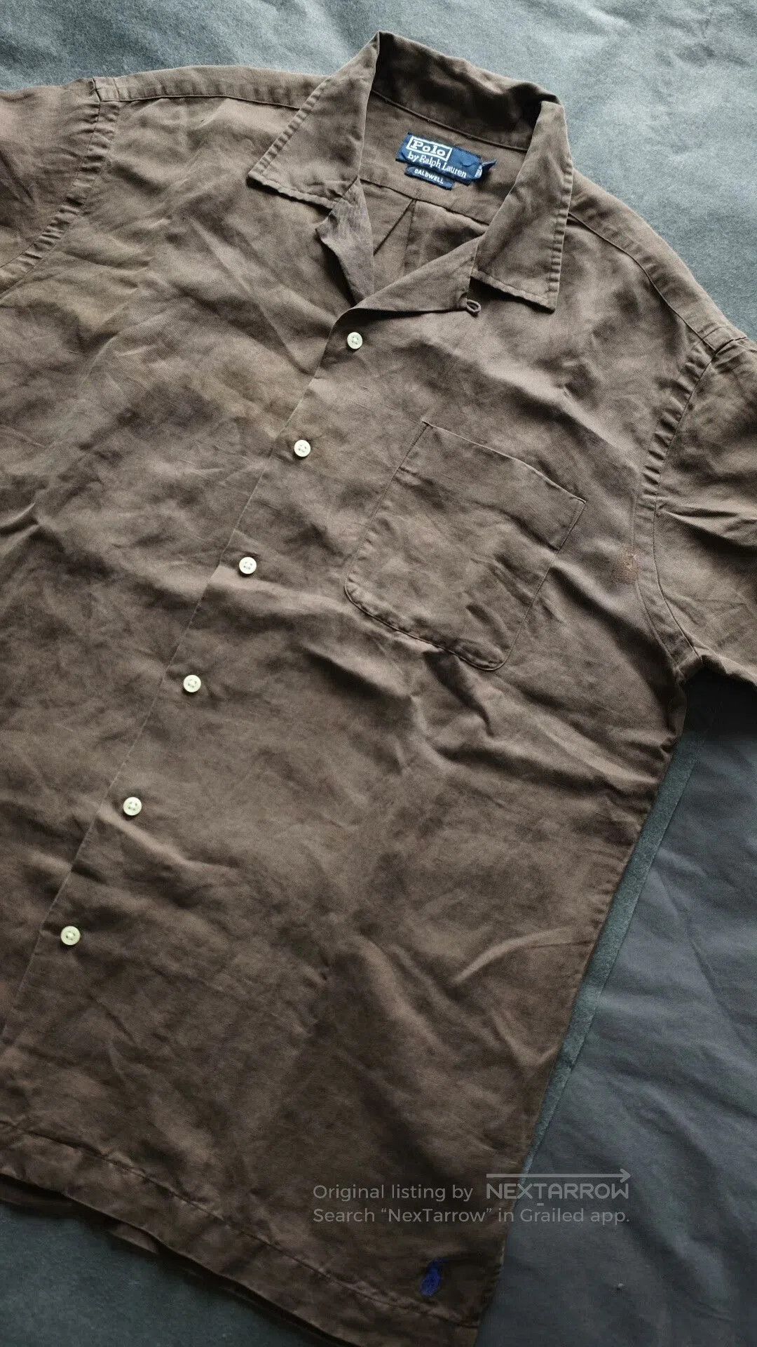 Polo Ralph Lauren Polo Ralph Lauren 1990 Cuban Collar Shirt. Size US L / EU 52-54 / 3 - 2 Thumbnail