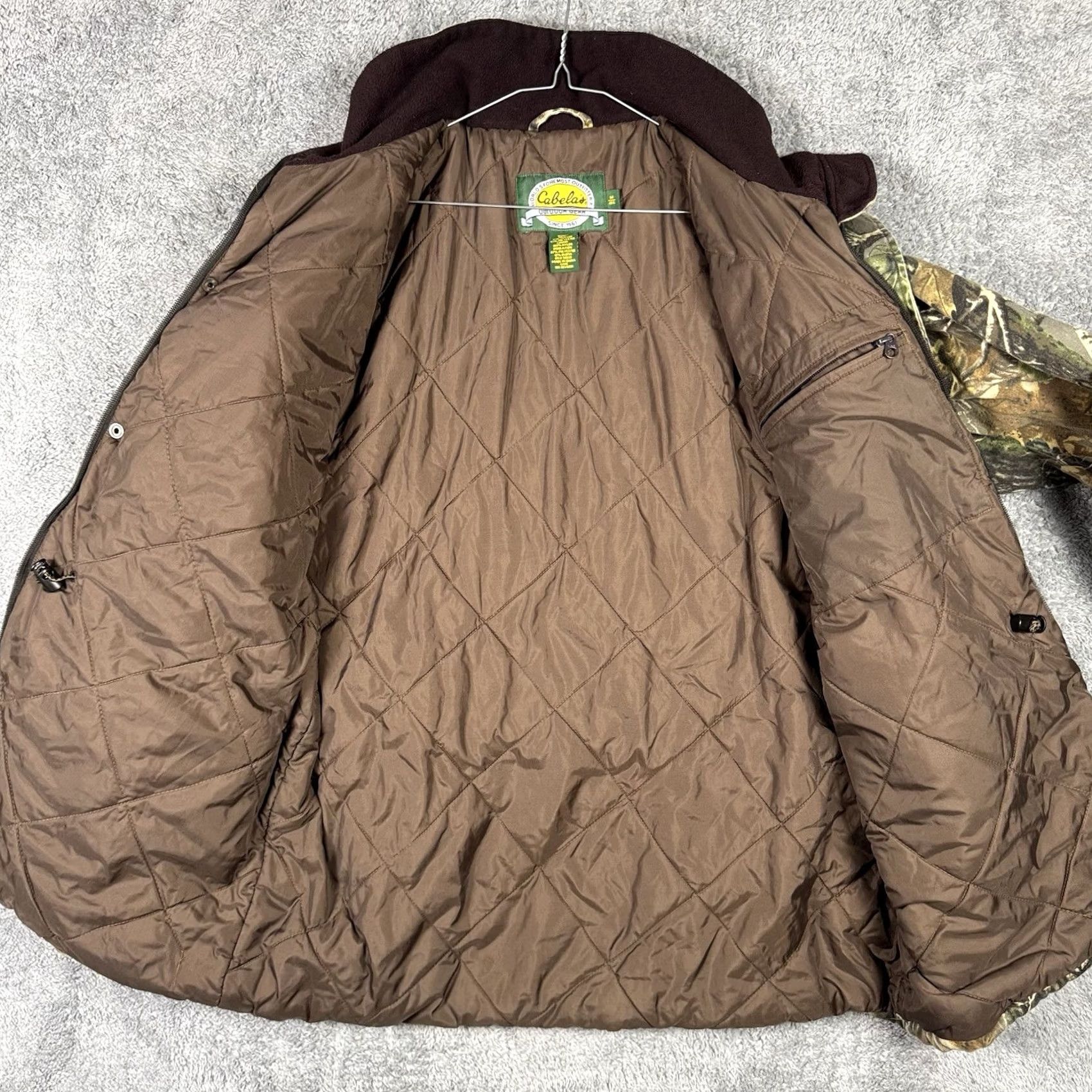 Vintage VINTAGE Cabela'S Jacket Mens Men Med Seclusion Camouflage Hunting Full Zip Quilt Lined Size US M / EU 48-50 / 2 - 7 Thumbnail