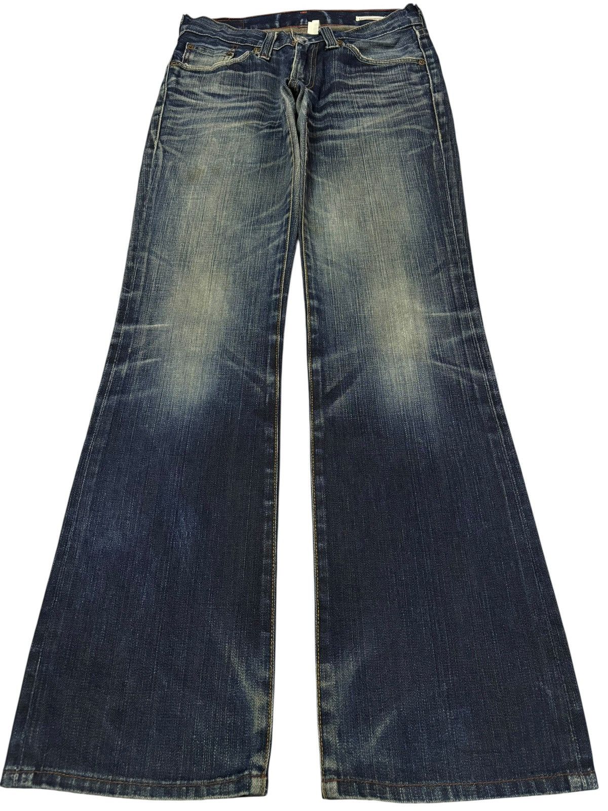 Levi's Vtg 90s Levis Japan 517 Bootcut Distressed Jeans Size US 28 / EU 44 - 1 Thumbnail