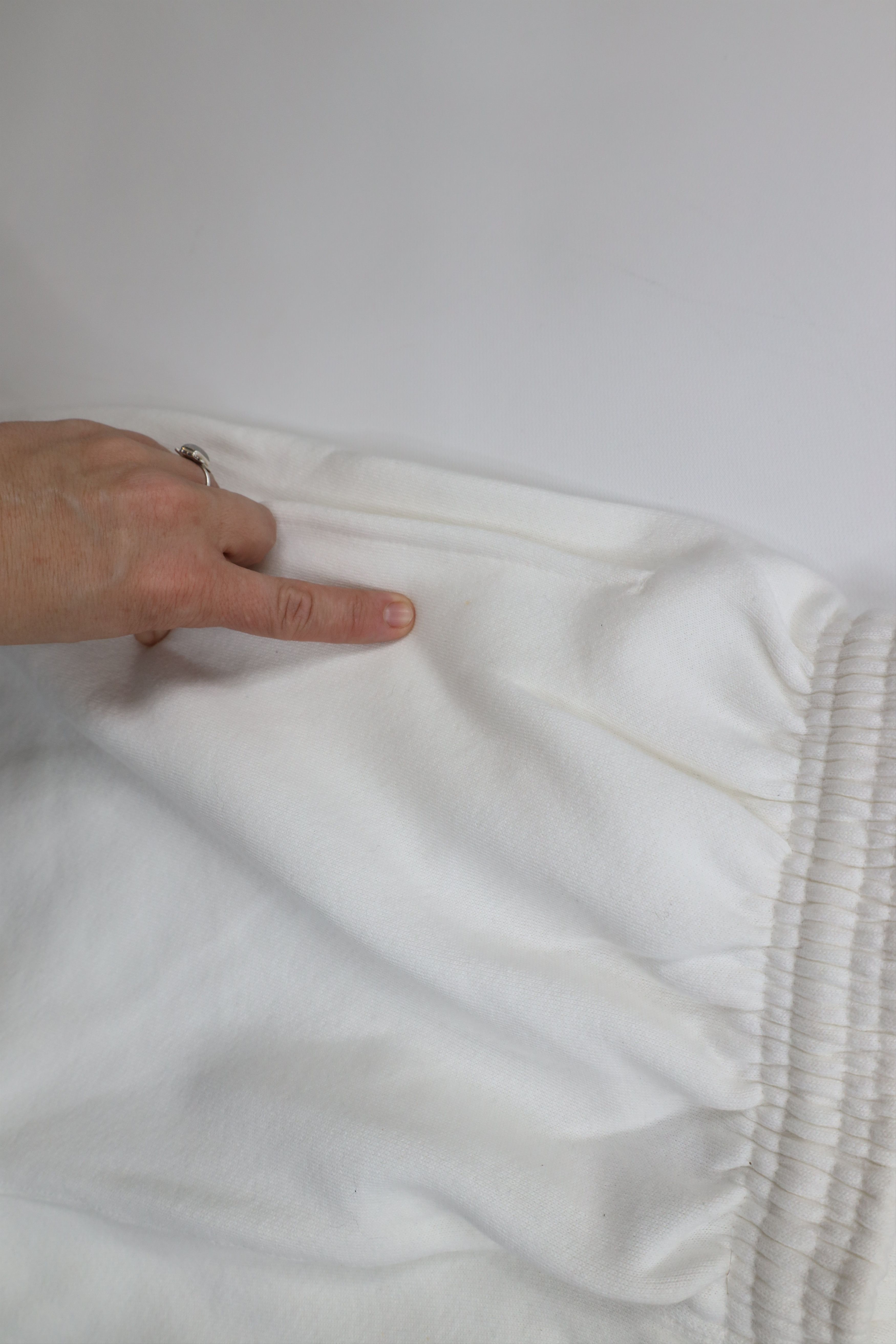 Adidas Deadstock Vintage 90s Adidas Sweatpants Joggers White USA Size US 36 / EU 52 - 7 Thumbnail