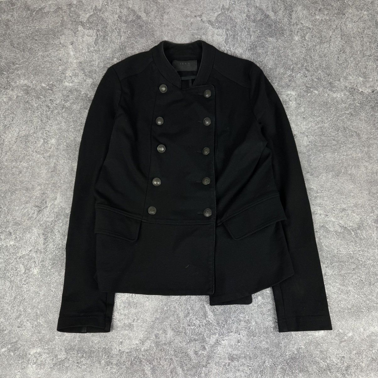 If Six Was Nine Black Double-Breasted Napoleon Jacket / Military Style Size L / US 10 / IT 46 - 1 Thumbnail