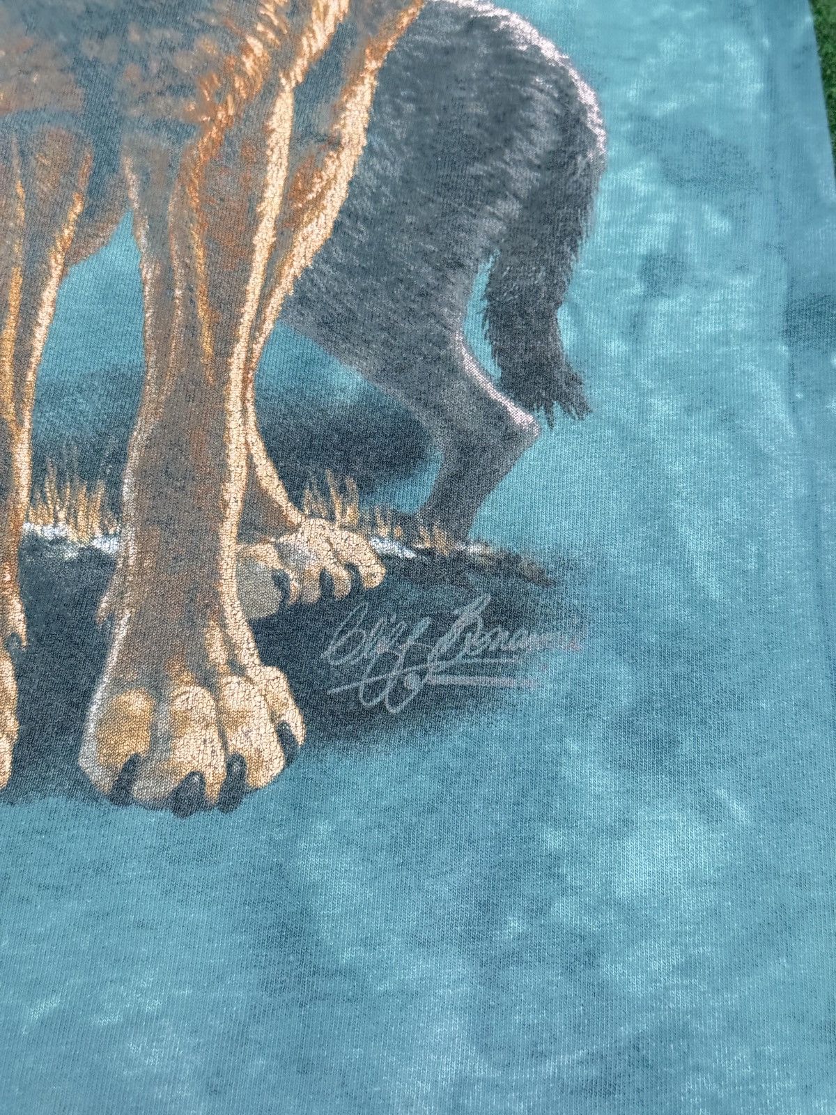 Vintage Vintage 90s Wolfpack Retro Animal Print Med Nature T Shirt Size US M / EU 48-50 / 2 - 4 Thumbnail