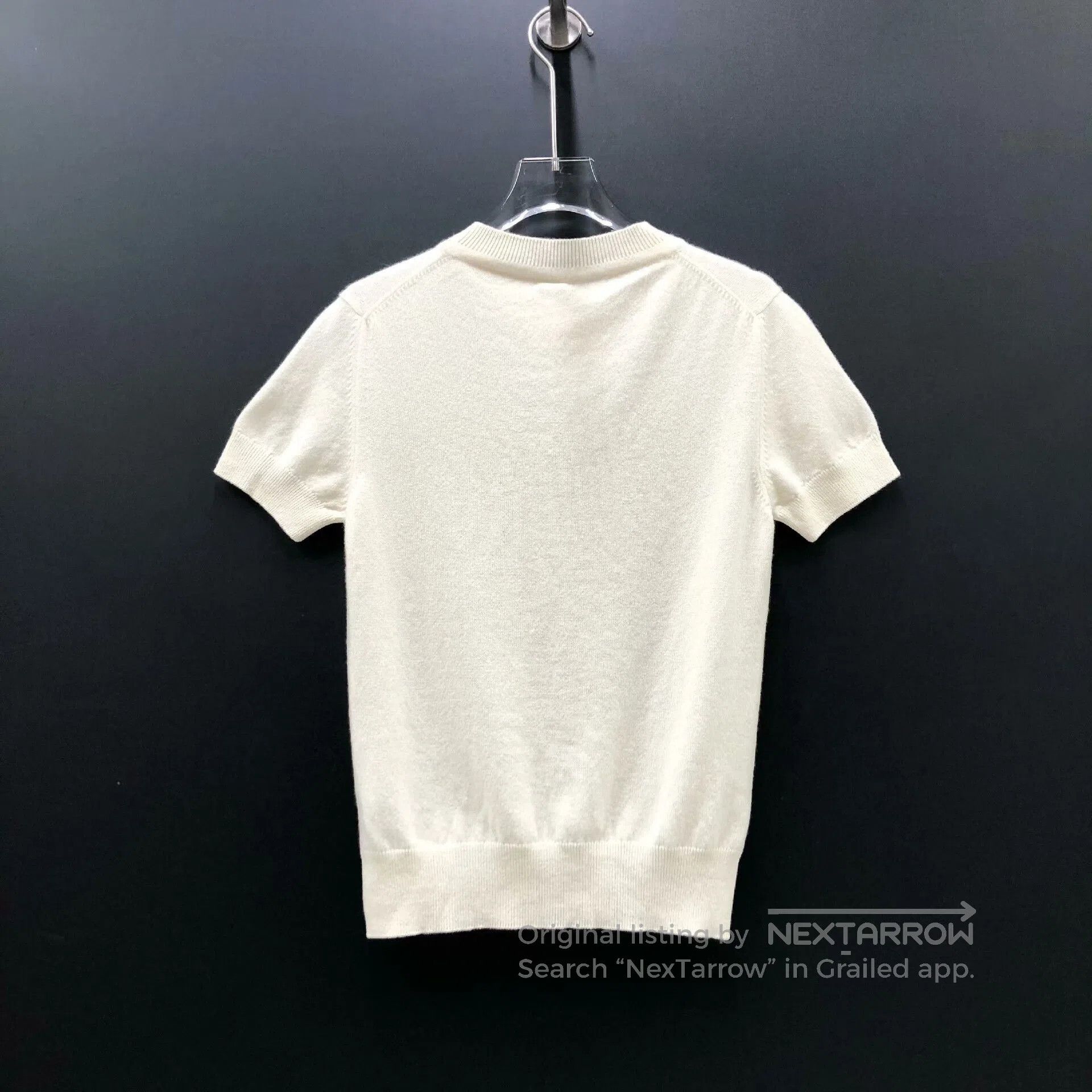 Hermes Hermes 100% Cashmere Knit Short Sleeve T-shirt. Size US S / EU 44-46 / 1 - 2 Thumbnail
