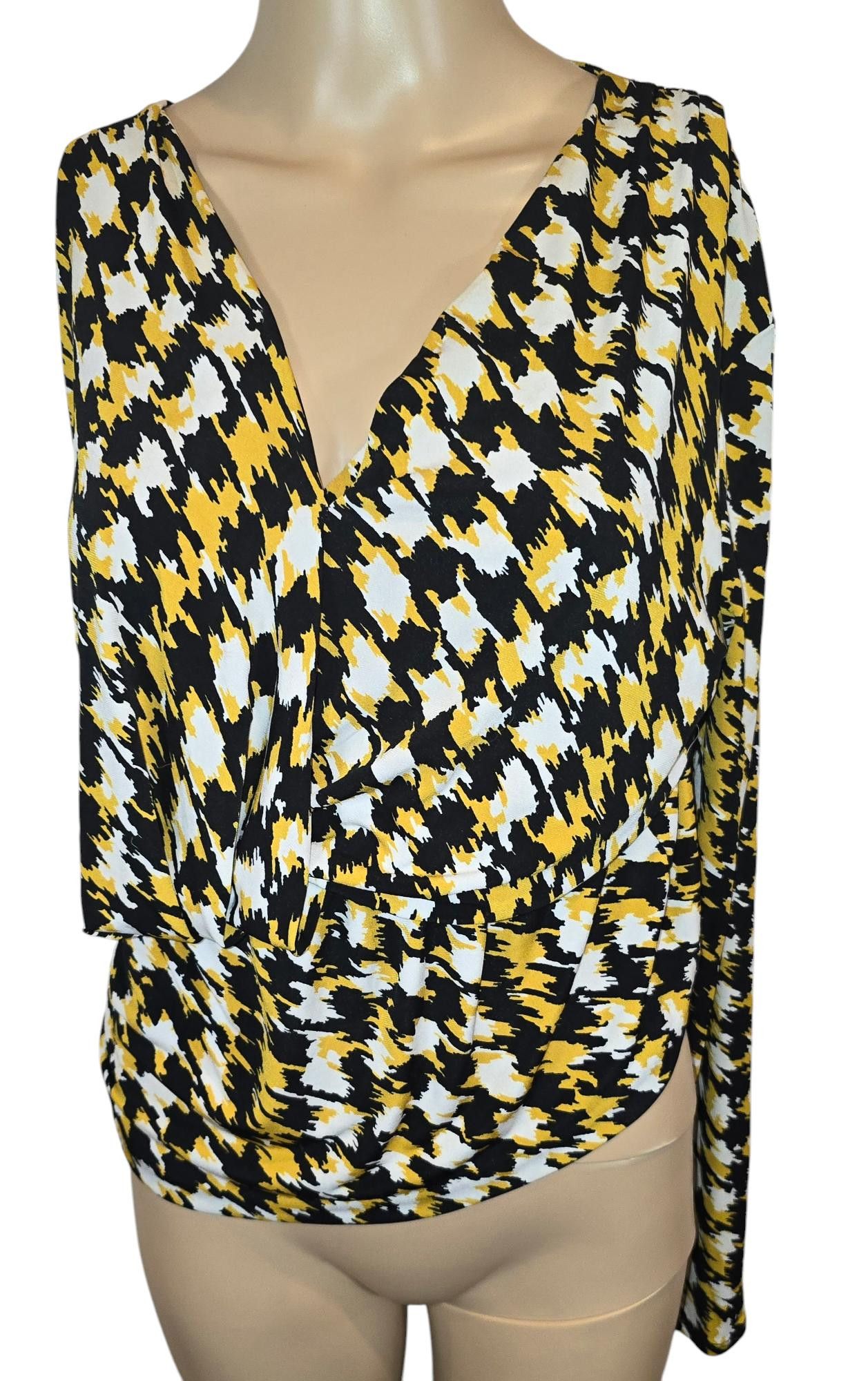 Designer Anne Klein Stylish Long Sleeve Top - Size L Size L / US 10 / IT 46 - 1 Thumbnail