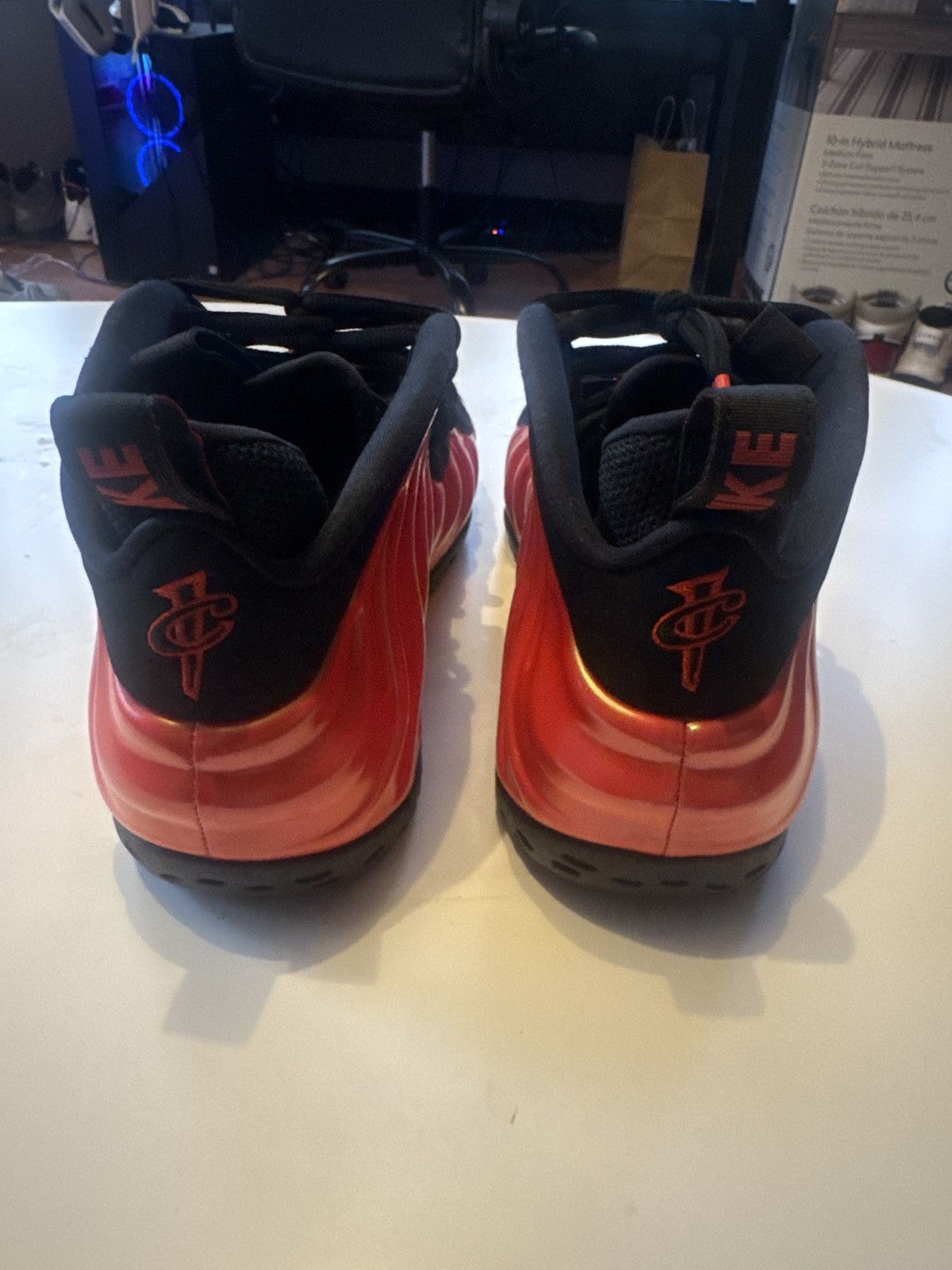 Nike Nike Air Foamposite One Habanaro Red Size US 10.5 / EU 43-44 - 4 Thumbnail