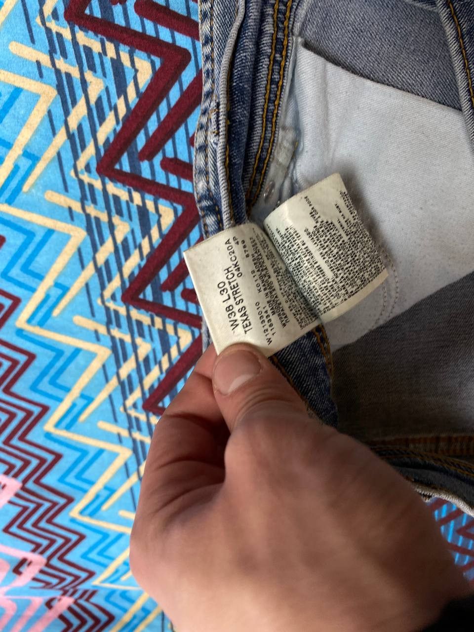 Vintage × Wrangler Vintage Wrangler Faded Wash Style Jeans Size US 38 / EU 54 - 2 Thumbnail